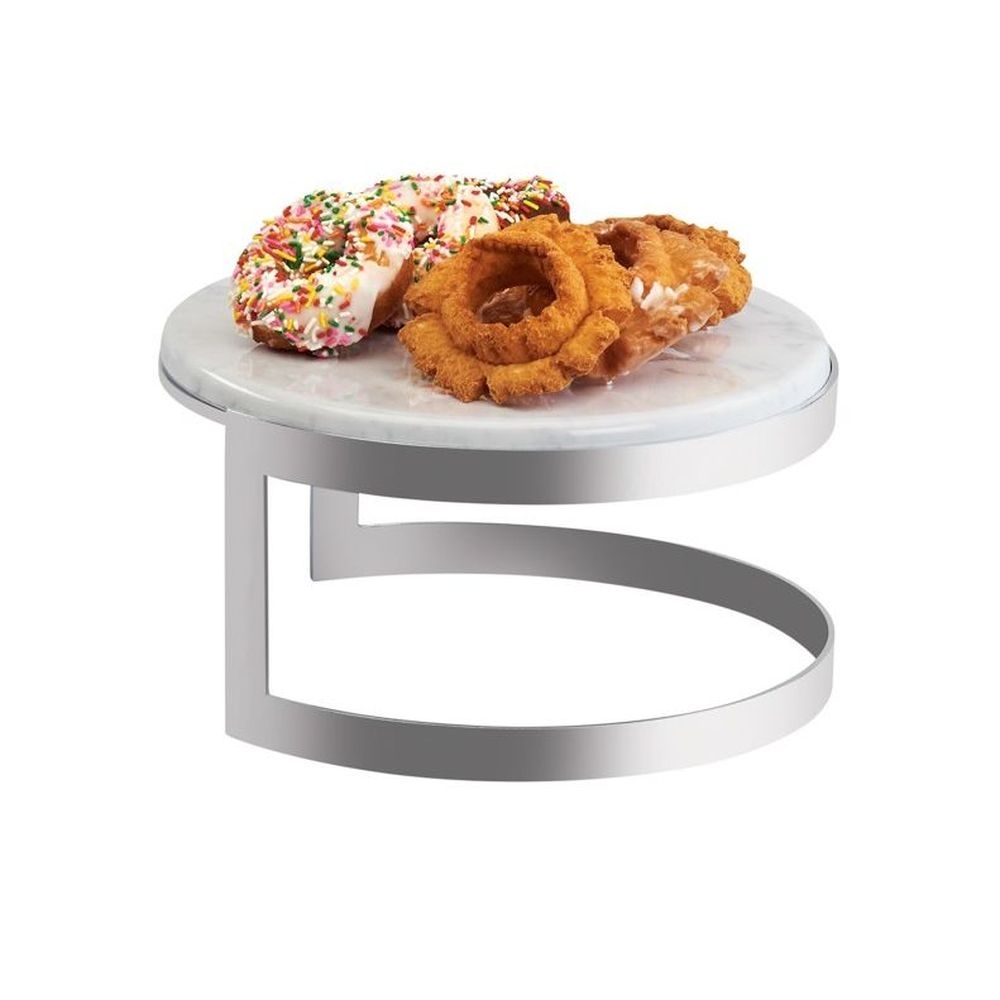 Cal-Mil Ashwood Marble Riser, 12 inch Dia x 6 inch