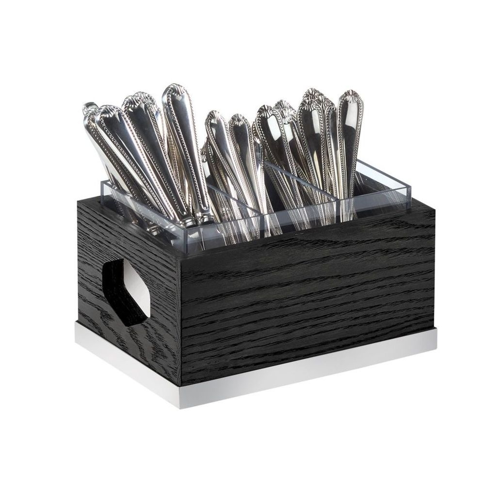 Cal-Mil Cinderwood Flatware Display, 9.5 x 6.75 x 4.75 inch