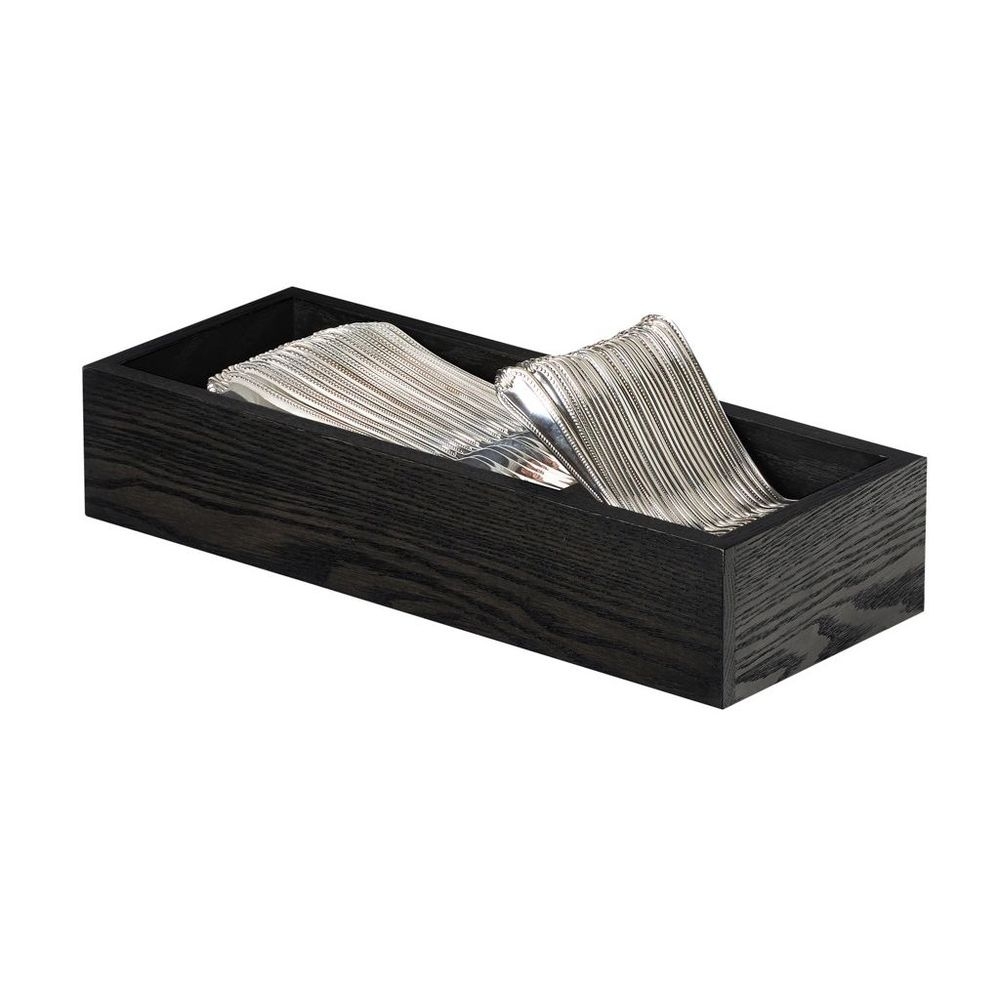 Cal-Mil Cinderwood Flatware Organizer, 15.125 inch Width x 5.5 inch Depth x 4.375 inch Height