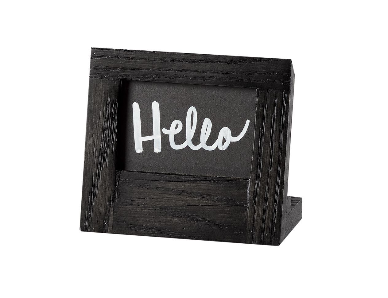 Cal Mil Cinderwood Chalkboard Sign, 5 inch Width x 2.625 inch Depth x 4.25 inch Height