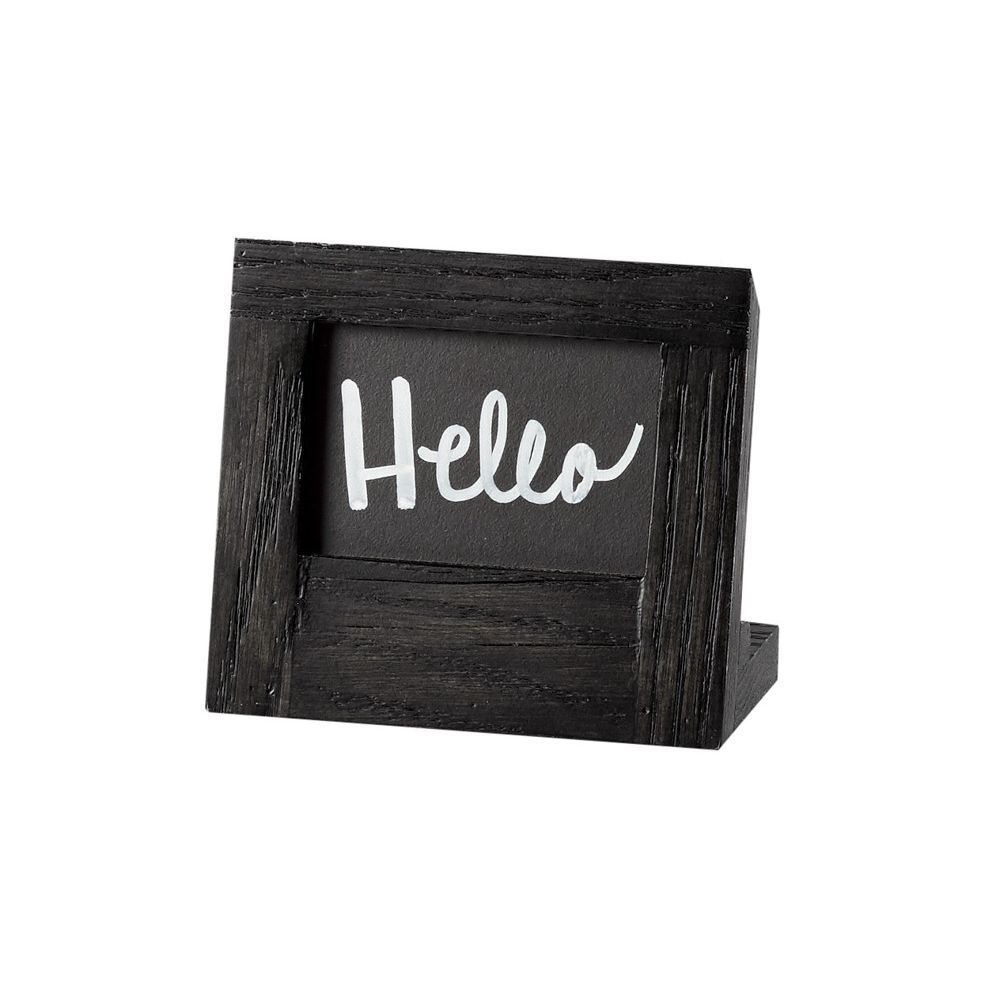 Cal-Mil Oak Cinderwood 3 x 2 inch Chalkboard Sign, 5 x 2.63 x 4.25 inch