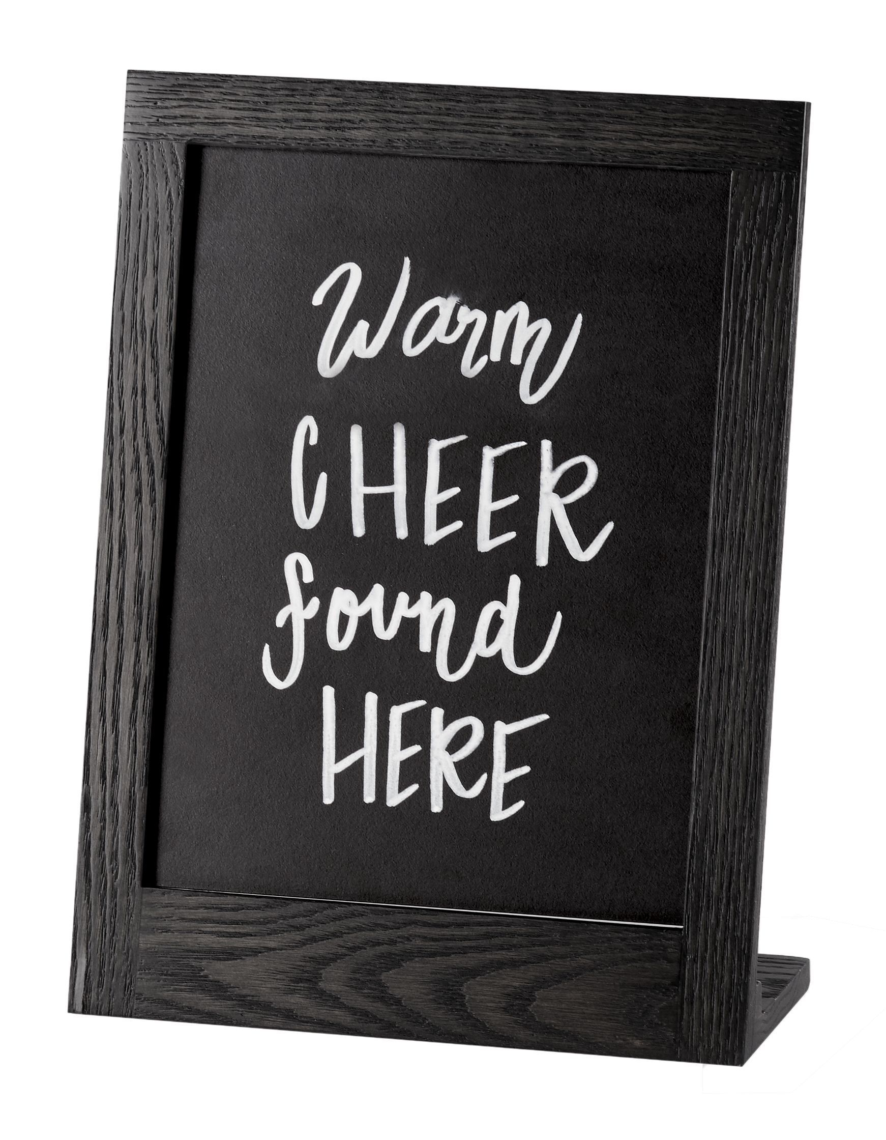 Cal Mil Cinderwood Chalkboard Sign, 10.375 inch Width x 4.75 inch Depth x 13.75 inch Height