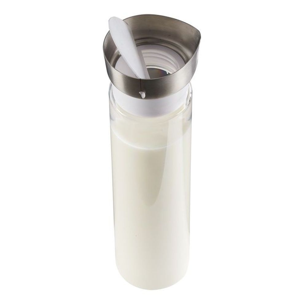 Cal-Mil 34 Ounce Polycarbonate Carafe with Hinged Closing Lid, 4 inch Dia. x 10 inch Height -- 3 per case