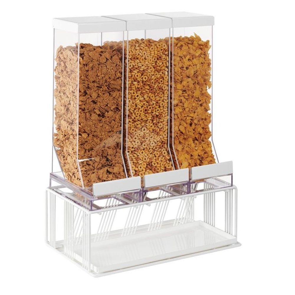 Cal-Mil Portland White Cereal Dispenser, 16 x 9 x 23.5 inch