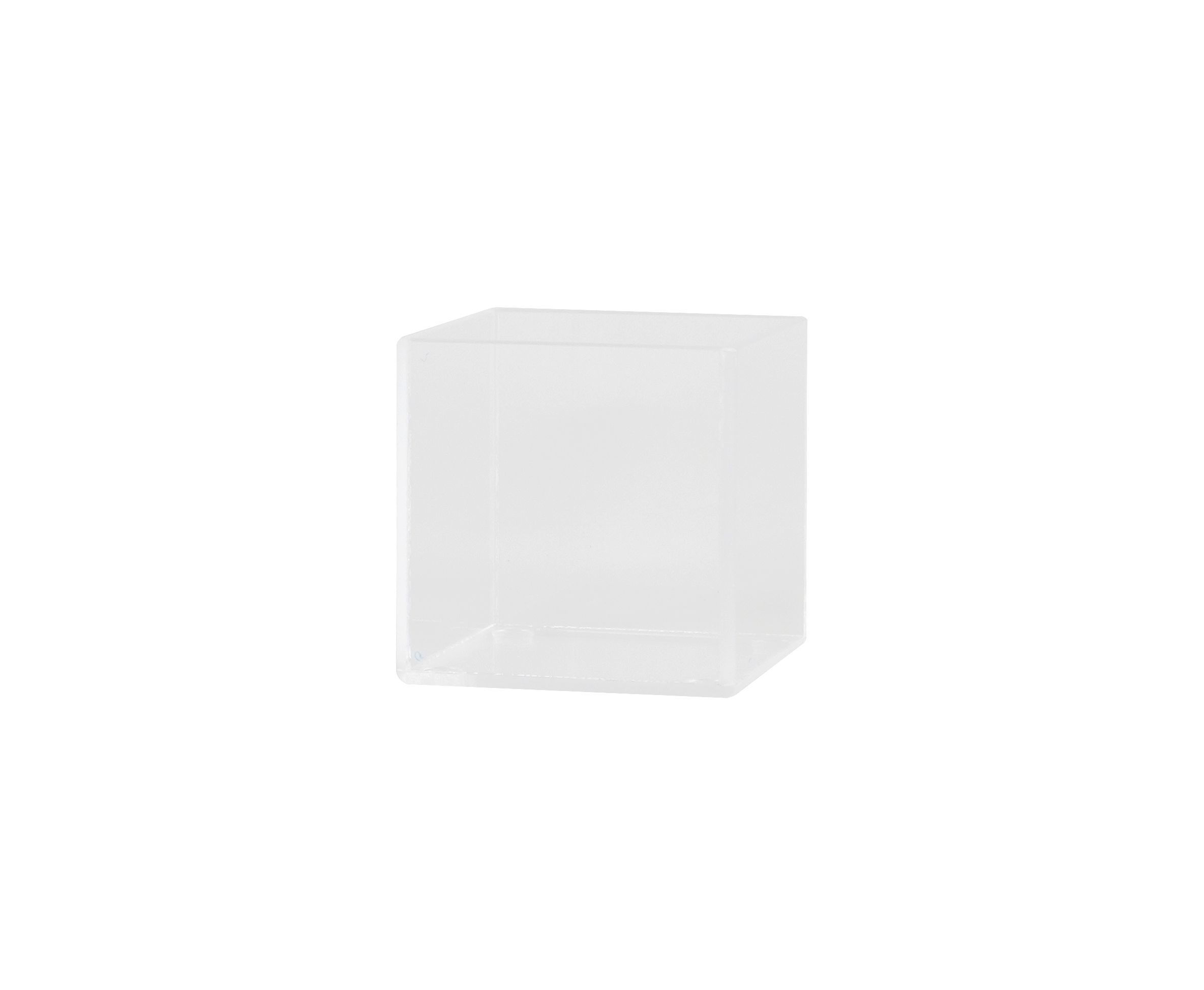 Cal Mil Modular Clear Acrylic Display Box, 6 inch Width x 6 inch Depth x 6 inch Height