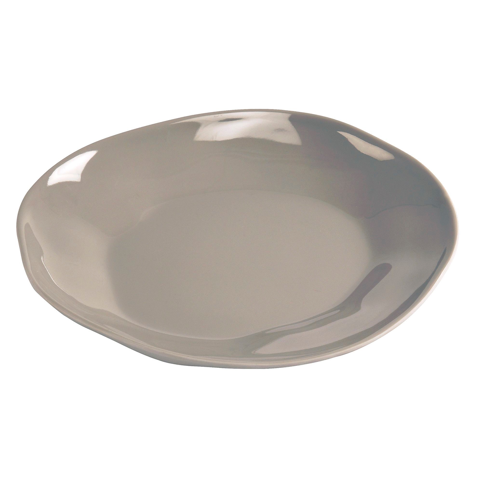 Cal Mil Marin Ash Melamine Plate, 6.5 inch Dia. x 0.75 inch Height