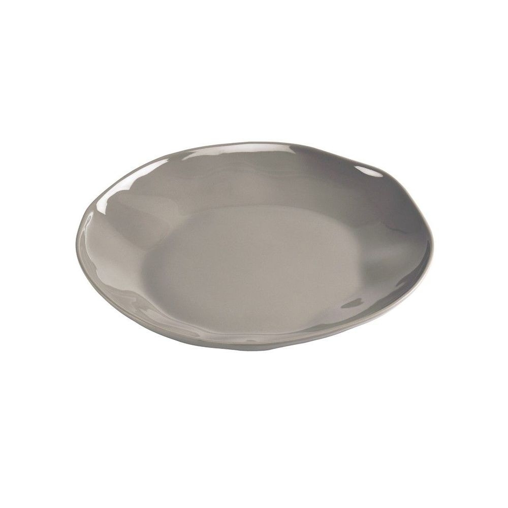 Cal-Mil Marin Ash Melamine Plate, 8.75 inch Dia. x 1.25 inch Height