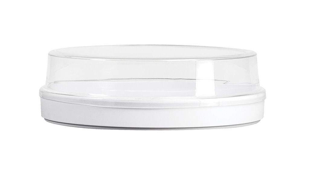 Cal Mil Polycarbonate Plate Cover, 8 inch Dia. x 2.5 inch Height
