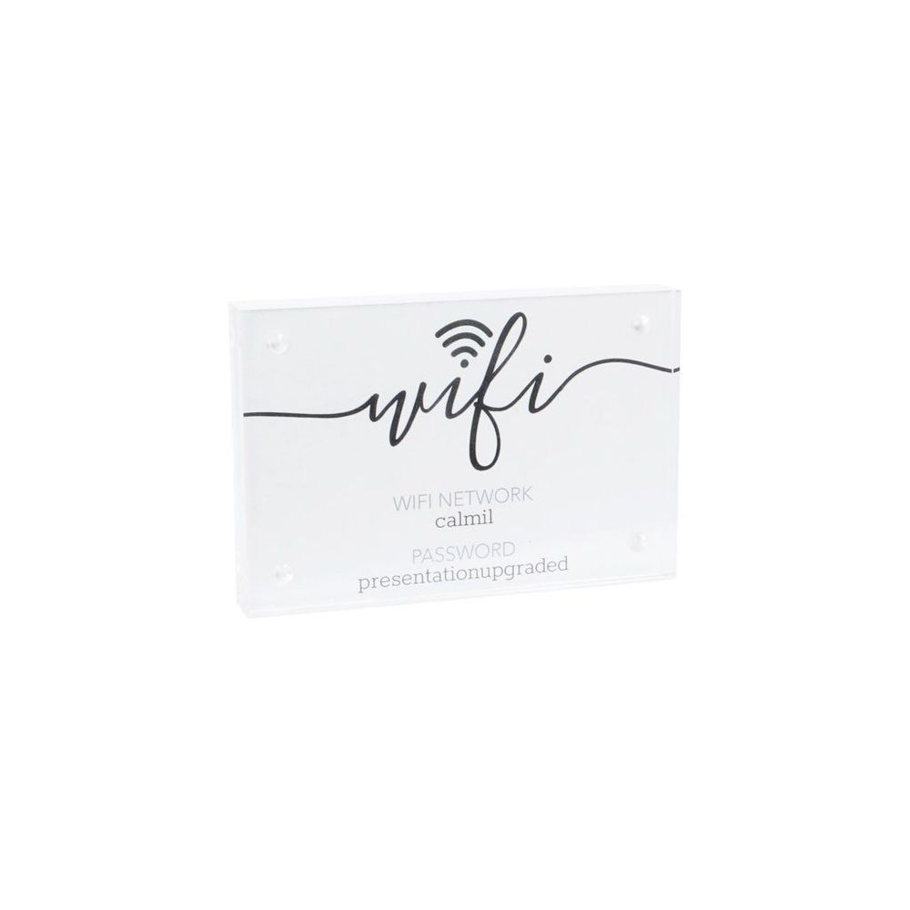 Cal-Mil Magnetic Acrylic Sign Holder, 4 inch Width x 6 inch Depth x 1 inch Height