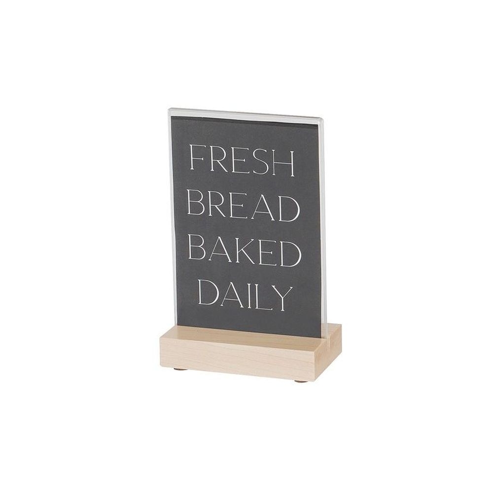 Cal-Mil Blonde Sign Holder, 4 inch Width x 6 inch Height