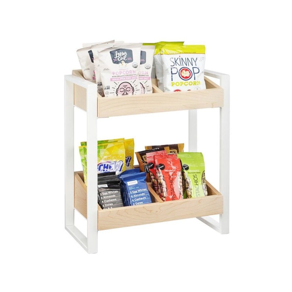Cal-Mil Blonde 2 Tier Organizer, 16 inch Width x 9 inch Depth x 18 inch Height