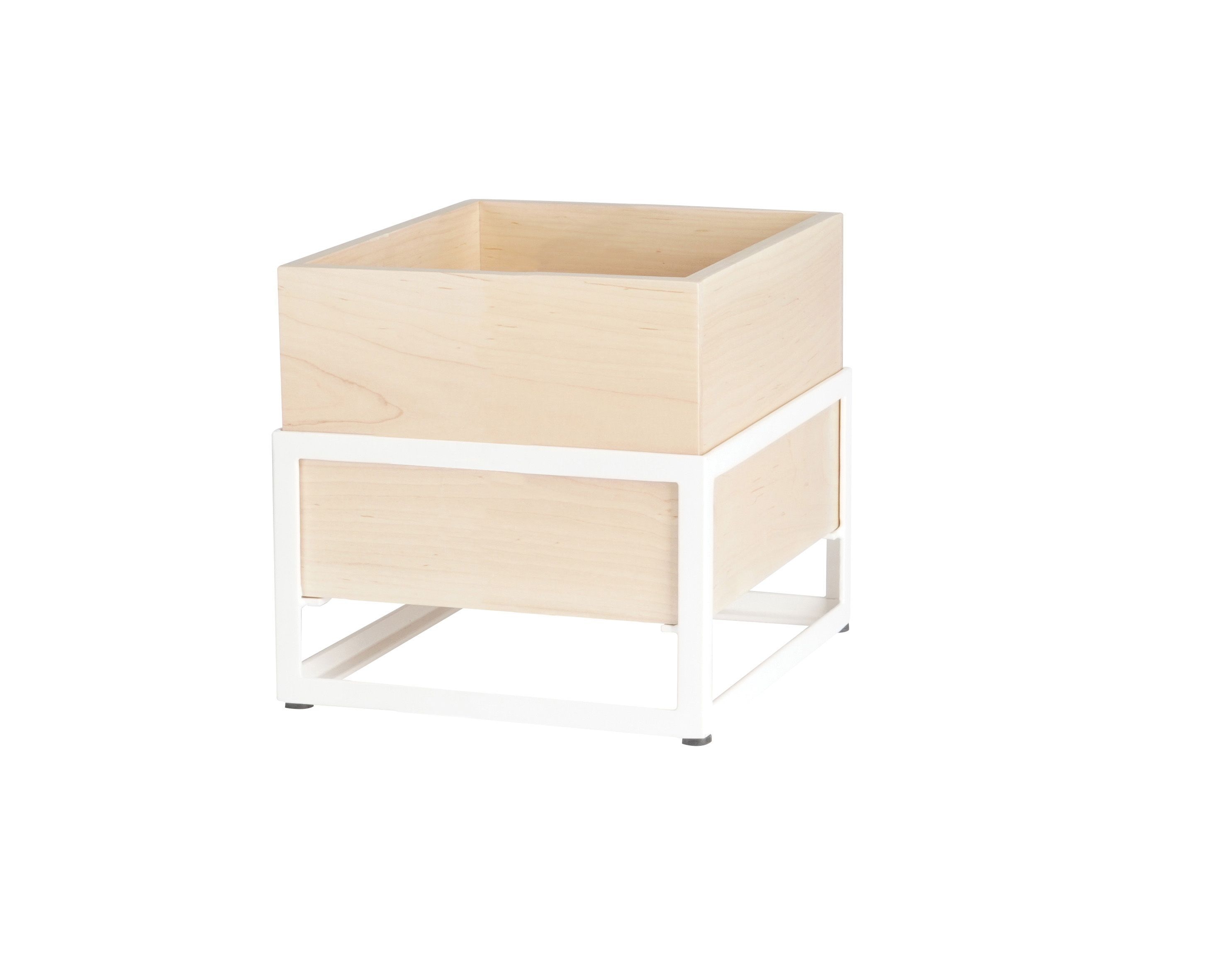 Cal Mil Blonde Ice Housing with Clear Pan, 6.75 inch Width x 6 inch Depth x 7.75 inch Height