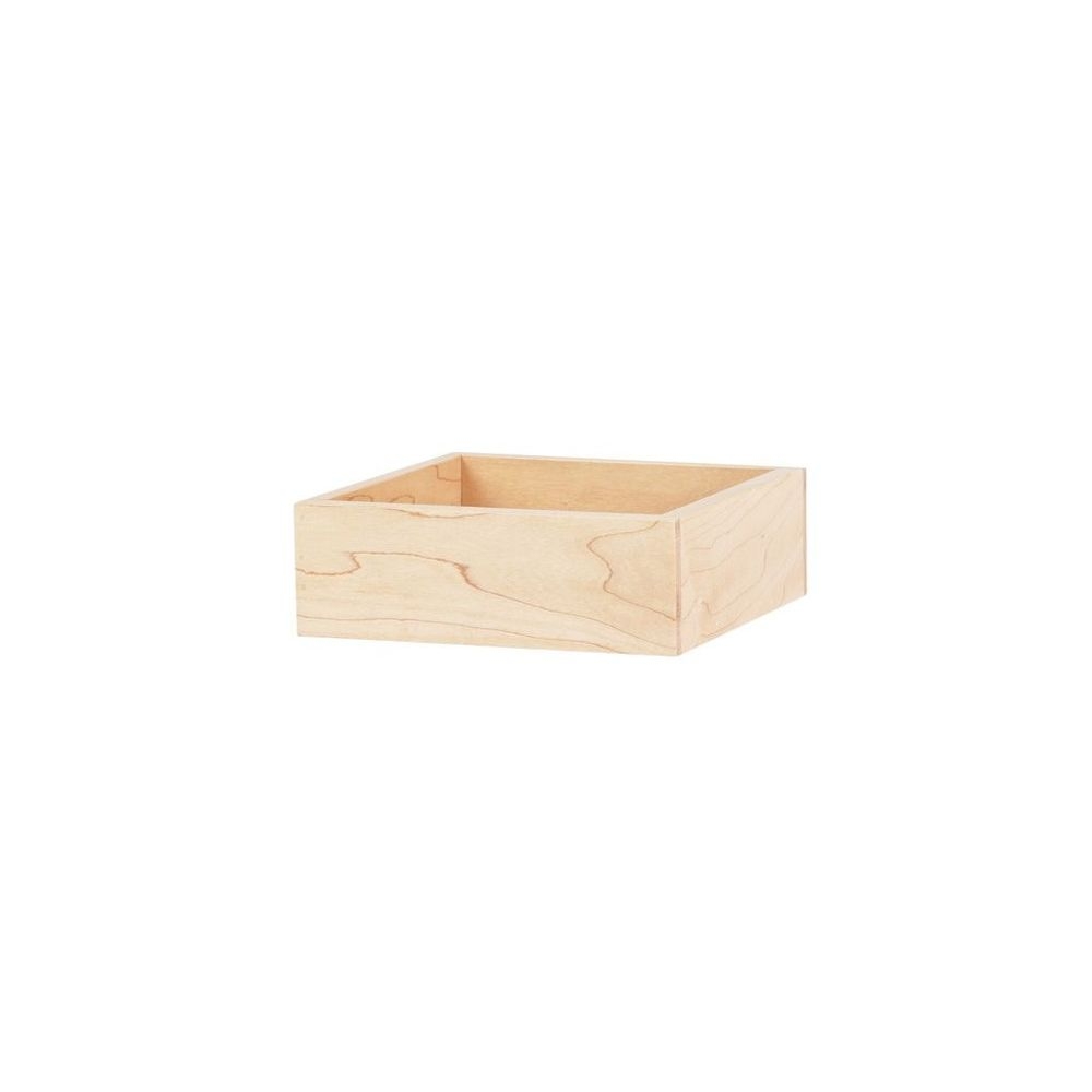 Cal-Mil Blonde Merchandiser Box, 6 inch Width x 6 inch Depth x 2 inch Height