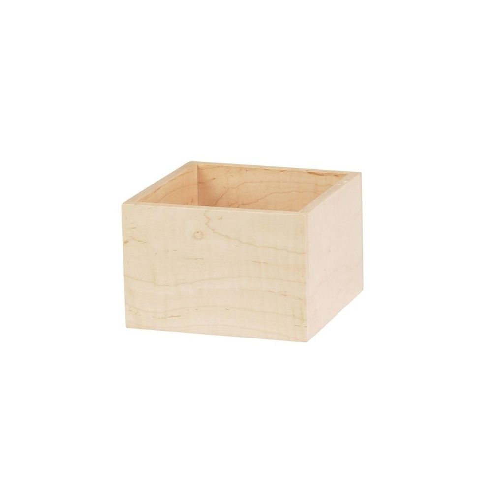 Cal-Mil Blonde Merchandiser Box, 6 inch Width x 6 inch Depth x 4 inch Height -- 4 per case