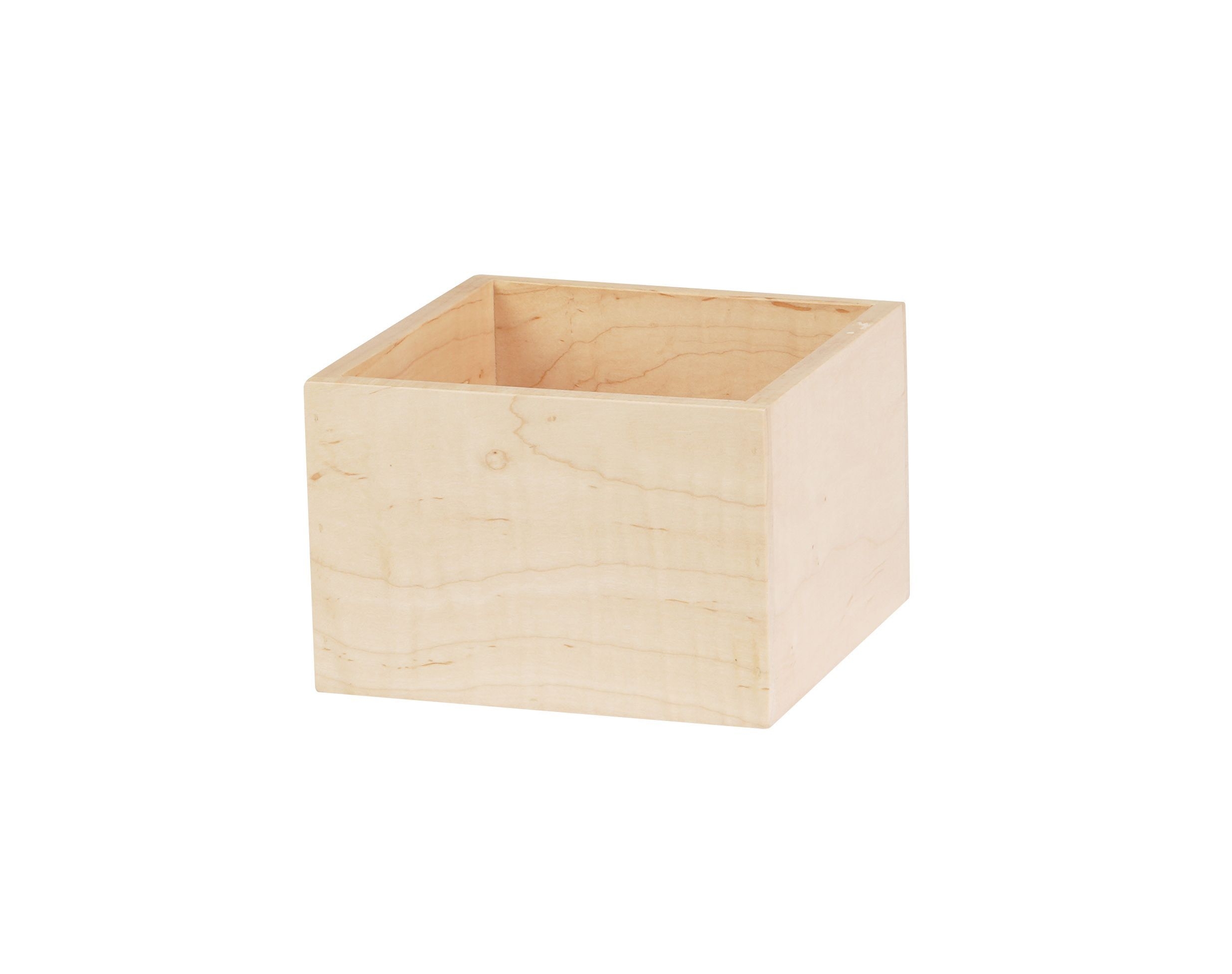 Cal Mil Blonde Merchandiser Box, 6 inch Width x 6 inch Depth x 4 inch Height