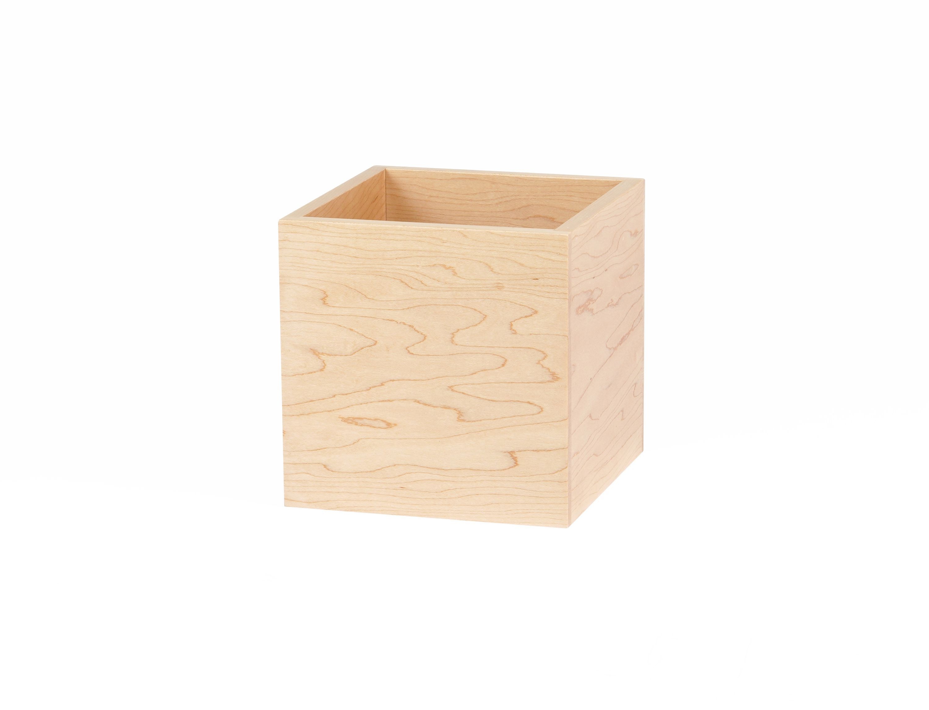 Cal Mil Blonde Merchandiser Box, 6 inch Width x 6 inch Depth x 6 inch Height