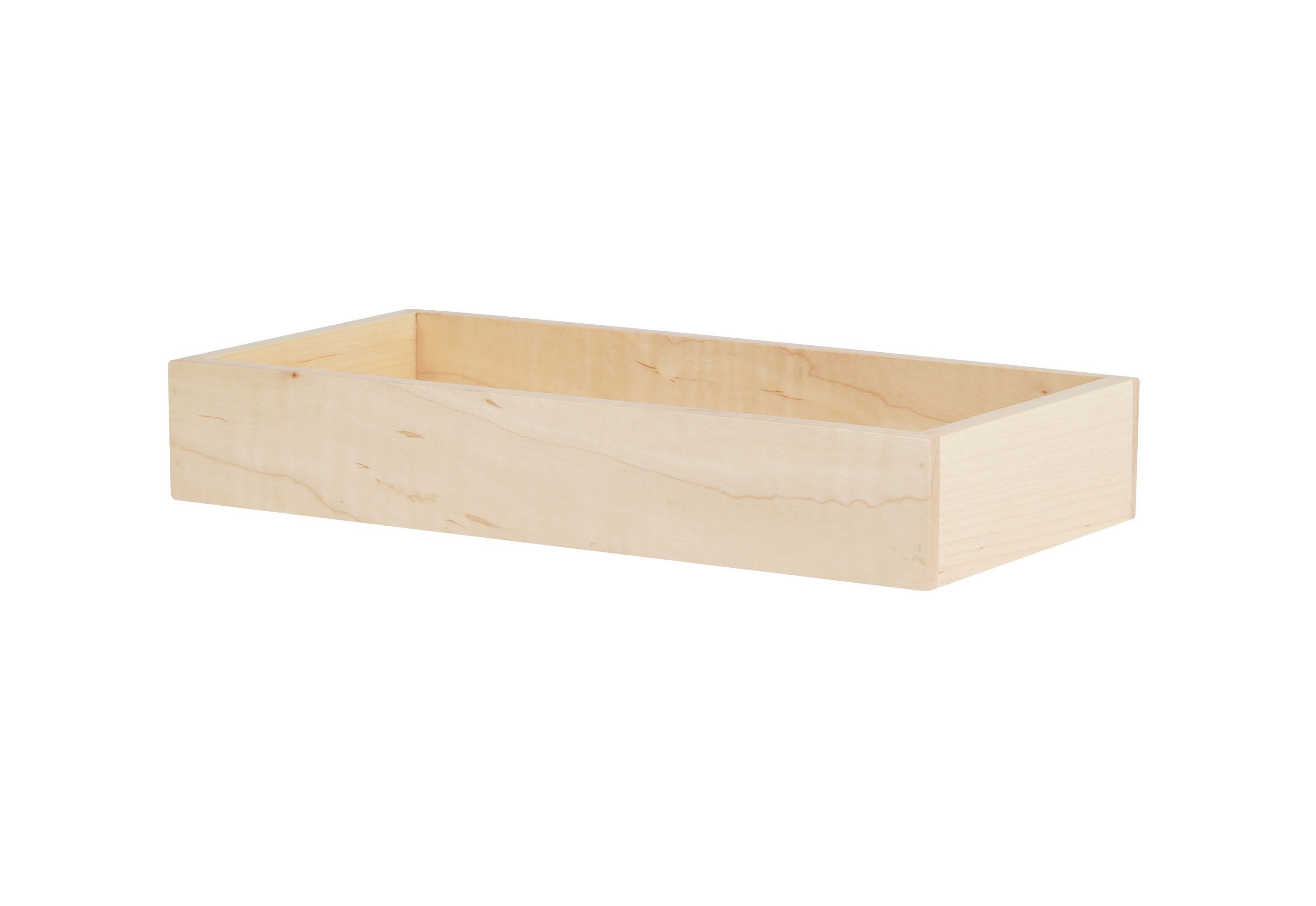 Cal Mil Blonde Merchandiser Box, 6 inch Width x 12 inch Depth x 2 inch Height