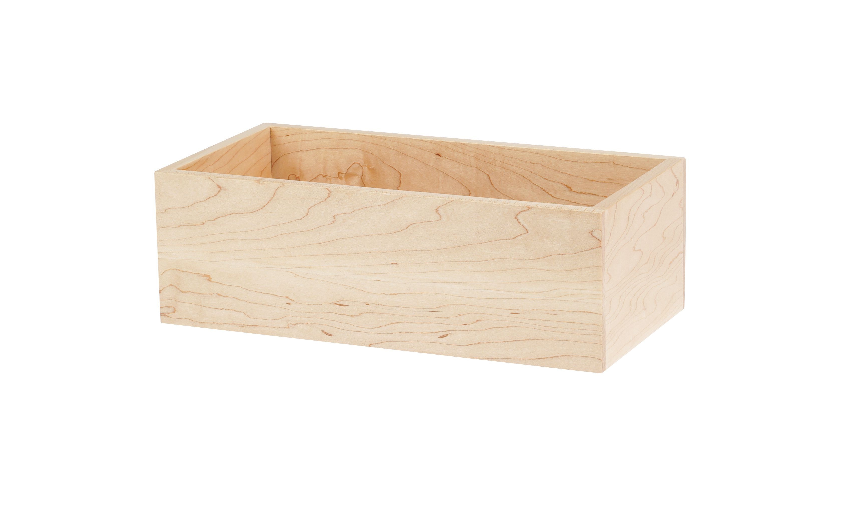 Cal Mil Blonde Merchandiser Box, 6 inch Width x 12 inch Depth x 4 inch Height
