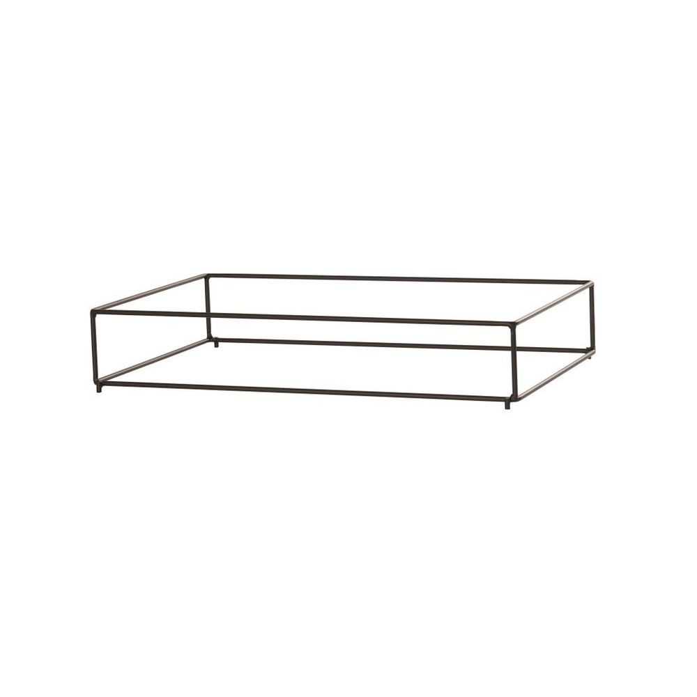 Cal-mil Metal Rail For 22343-5 Five Tier Cart, 24 Inch Width X 16 Inch Depth X 0.25 Inch Height -- 4 Per Case