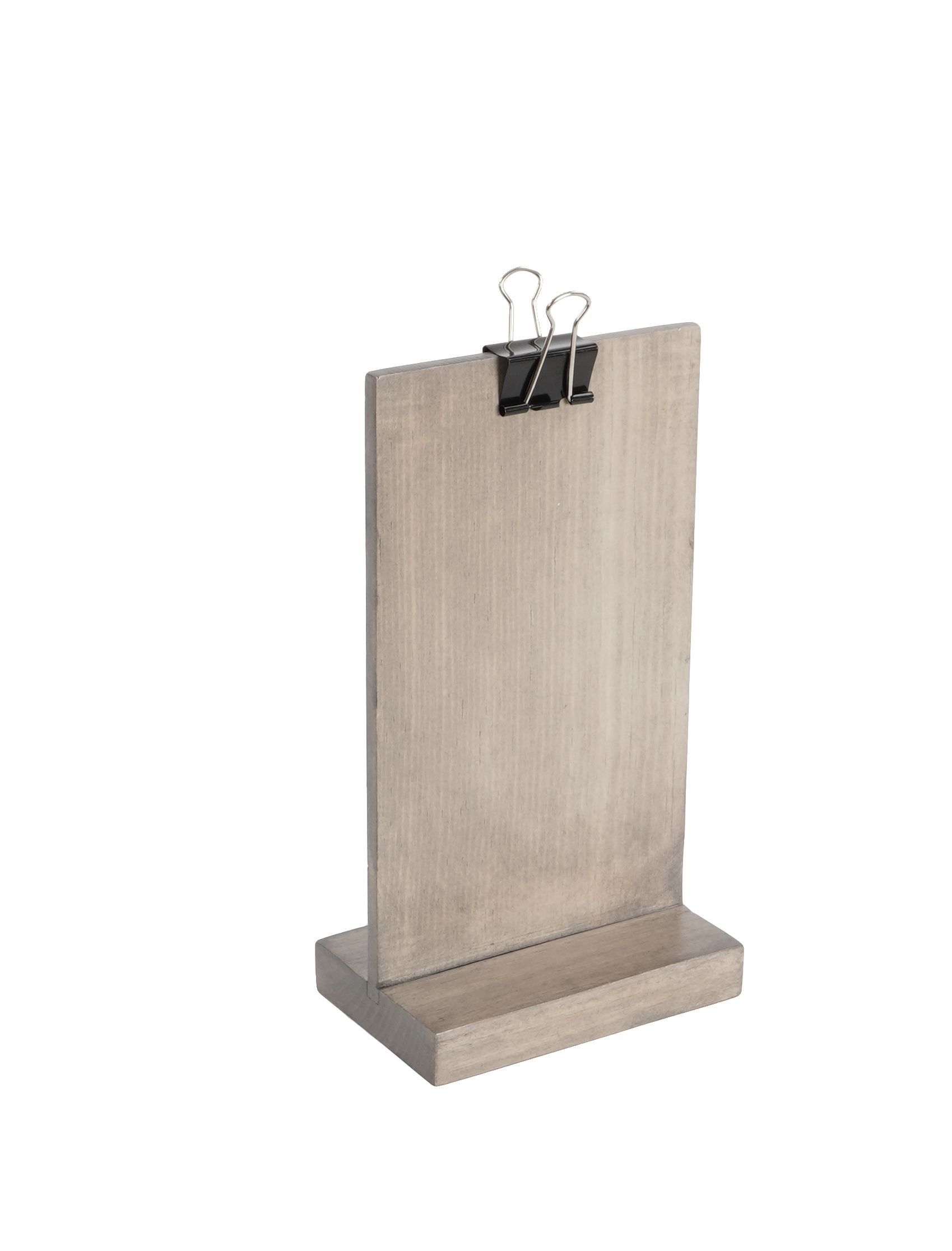 Cal Mil Aspen Clipboard Sign Holder, 4.5 inch Width x 2.5 inch Depth x 8.5 inch Height