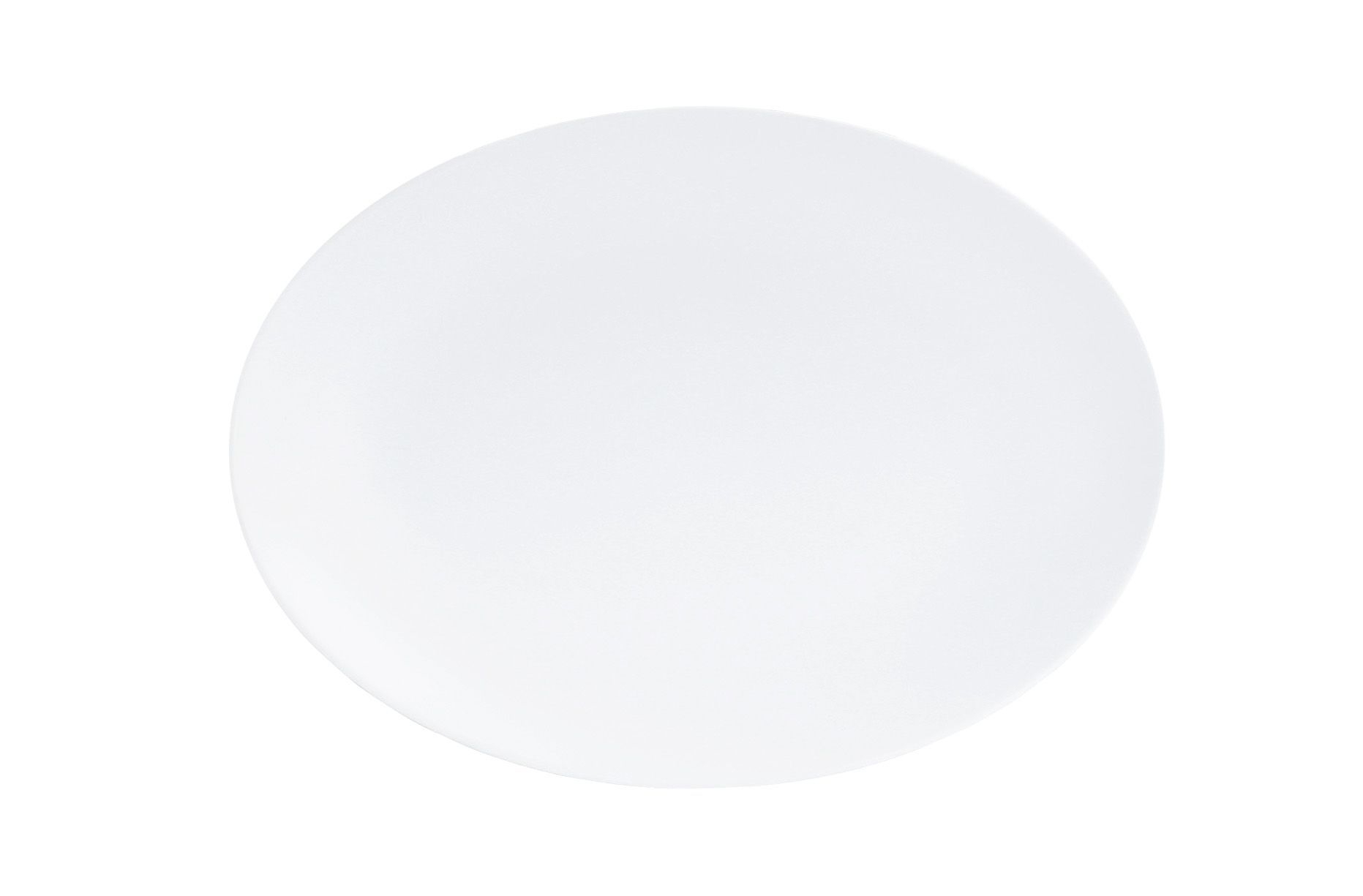 Cal Mil Classic Coupe White Oval Melamine Platter, 7.75 inch Width x 10.75 inch Depth x 1.25 inch Height