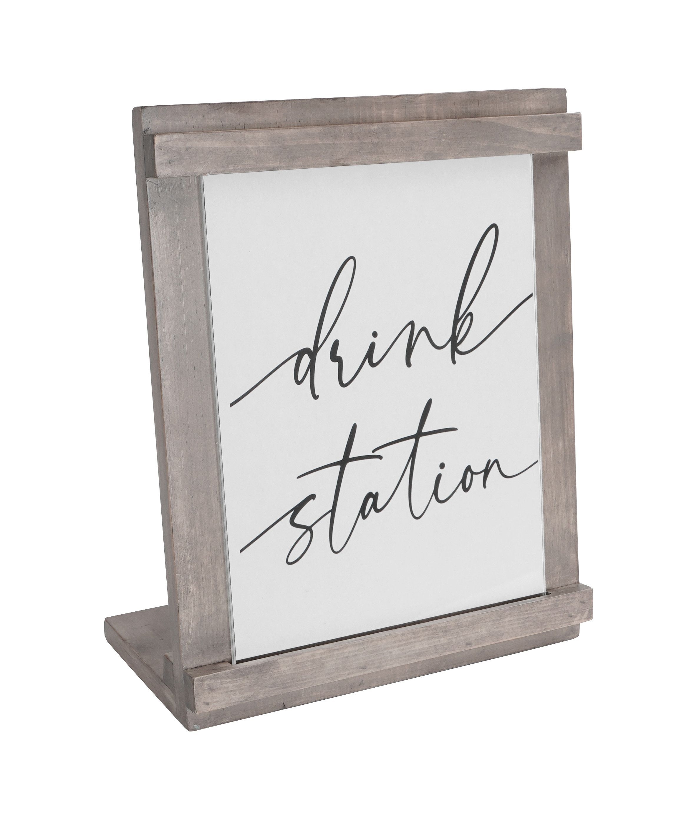 Cal Mil Aspen Sign Holder, 11 inch Width x 6 inch Depth x 13 inch Height