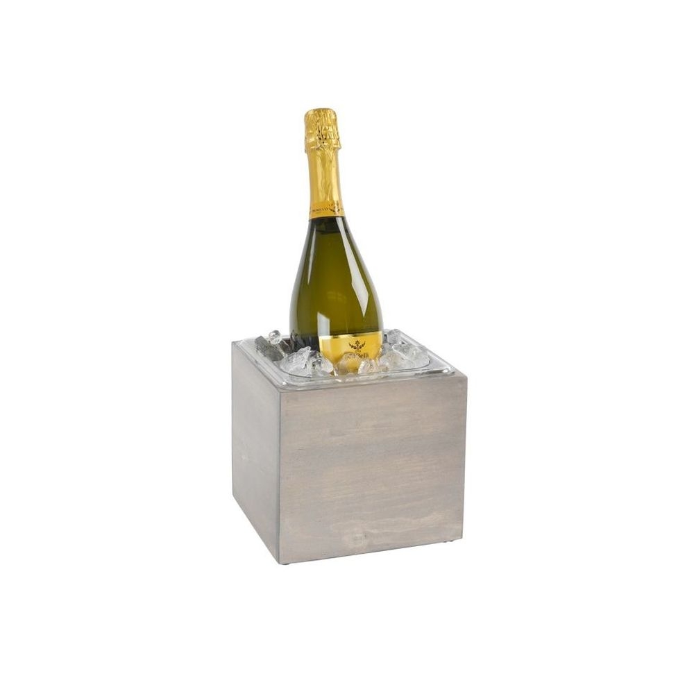 Cal-Mil Aspen Ice Housing with Clear Pan, 7.75 inch Width x 7 inch Depth x 7 inch Height