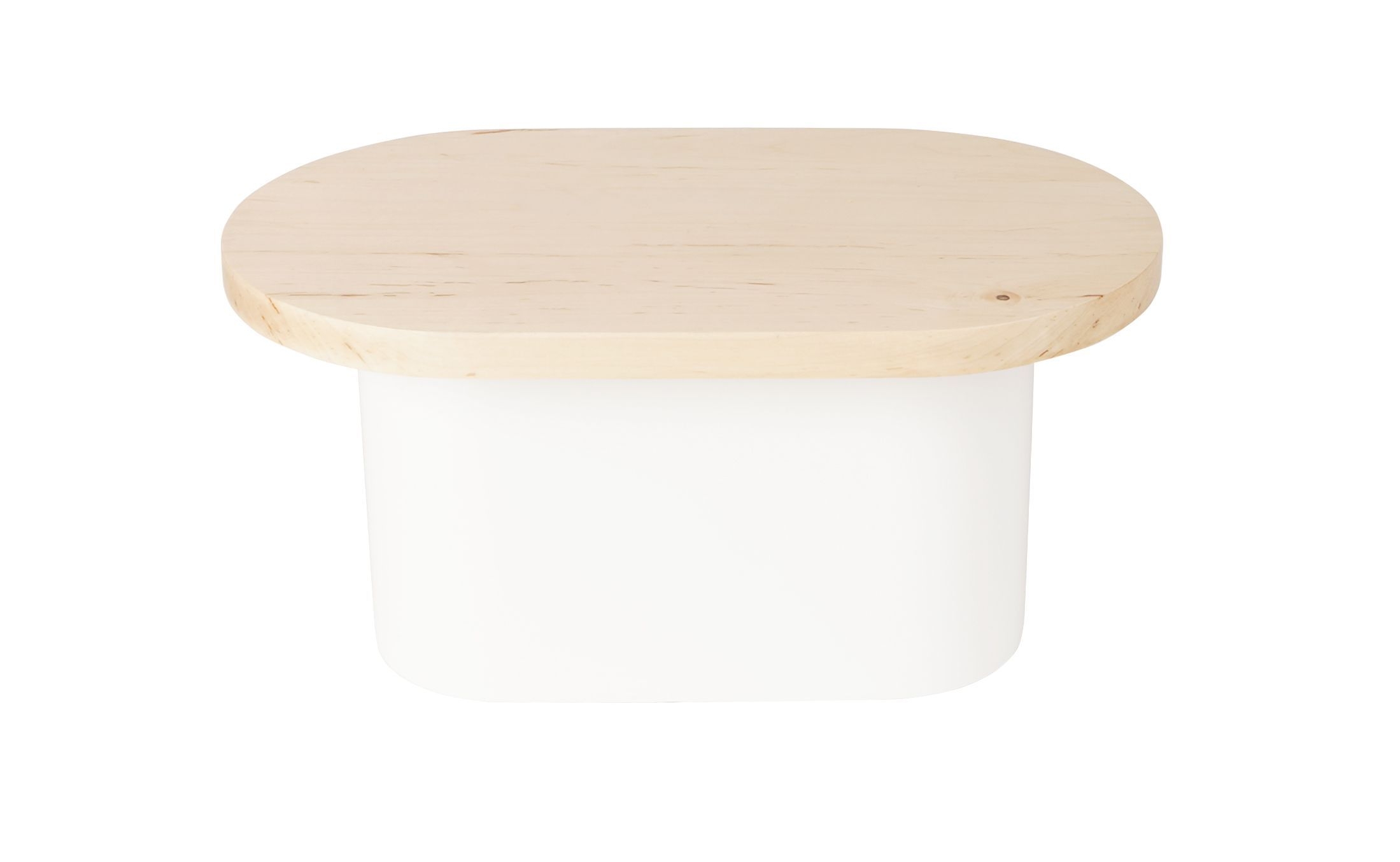 Cal Mil Blonde Oval Riser, 10 inch Width x 18 inch Depth x 7 inch Height