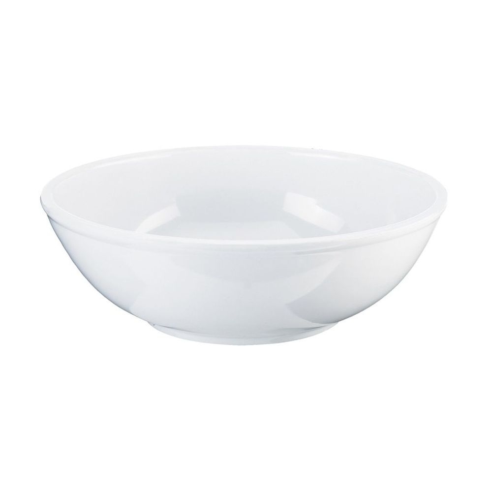 Cal-Mil Melamine White Enamel Bowl, 4.5 inch Dia. x 1.13 inch Height