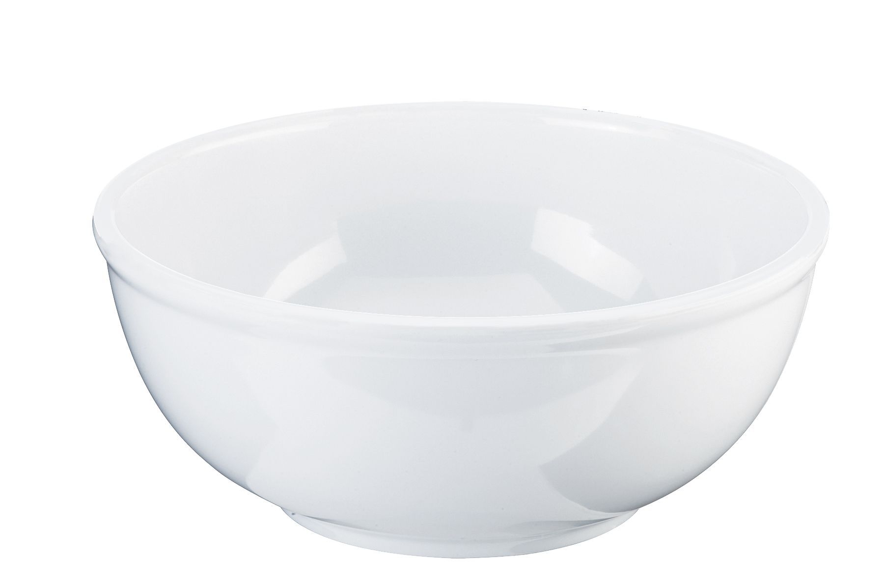 Cal Mil Melamine White Enamel Bowl, 5.5 inch Dia. x 5 inch Height -- 6 per case