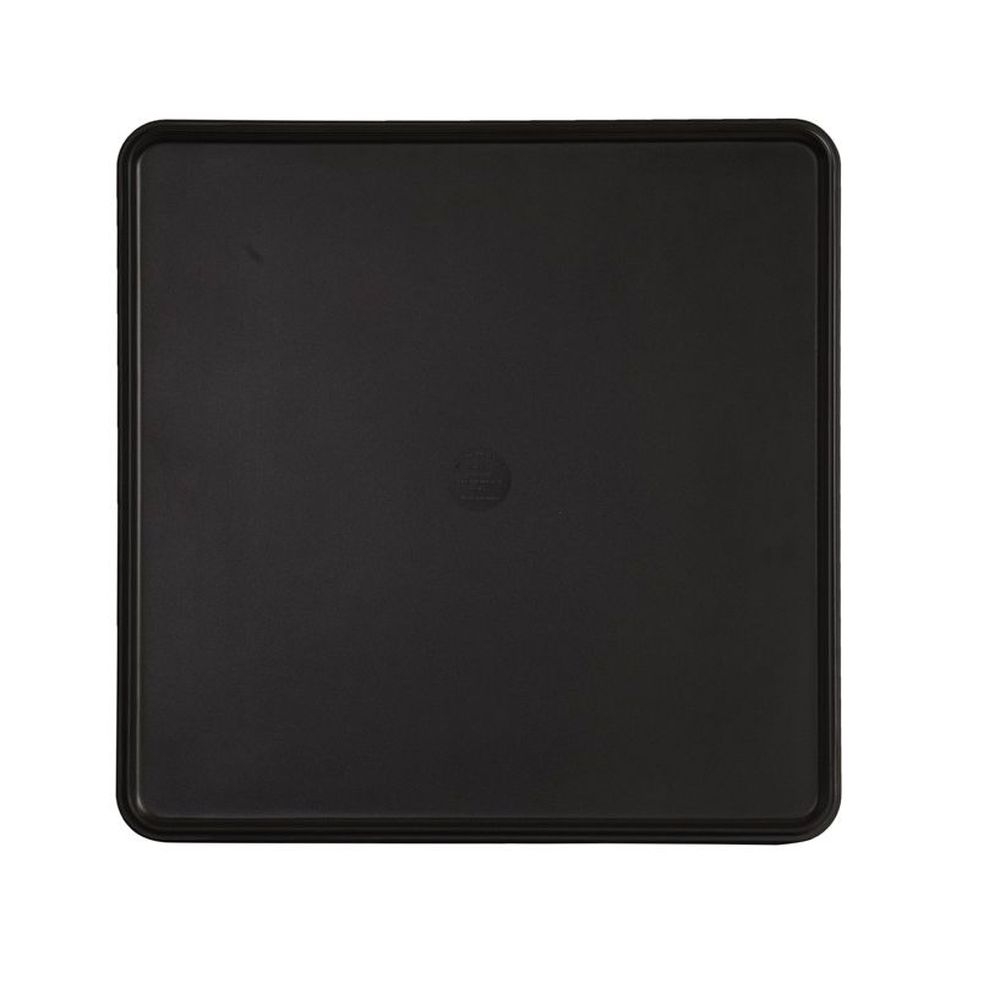 Cal-Mil Hudson Black Square Melamine Platter, 14 inch Width x 14 inch Depth x 1 inch Height