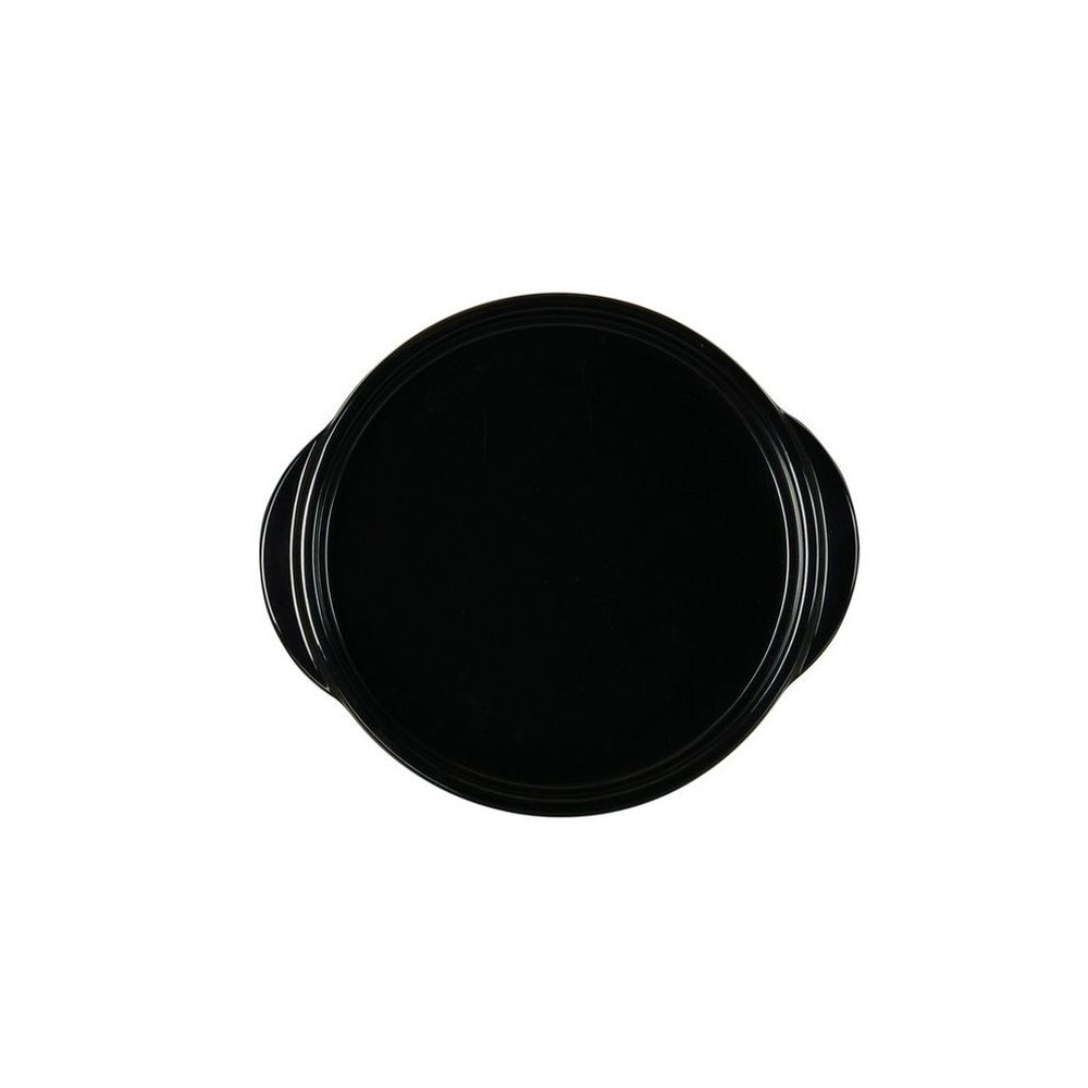 Cal-Mil Melamine Round Black Cocotte, 7 inch Dia. x 1.375 inch Height