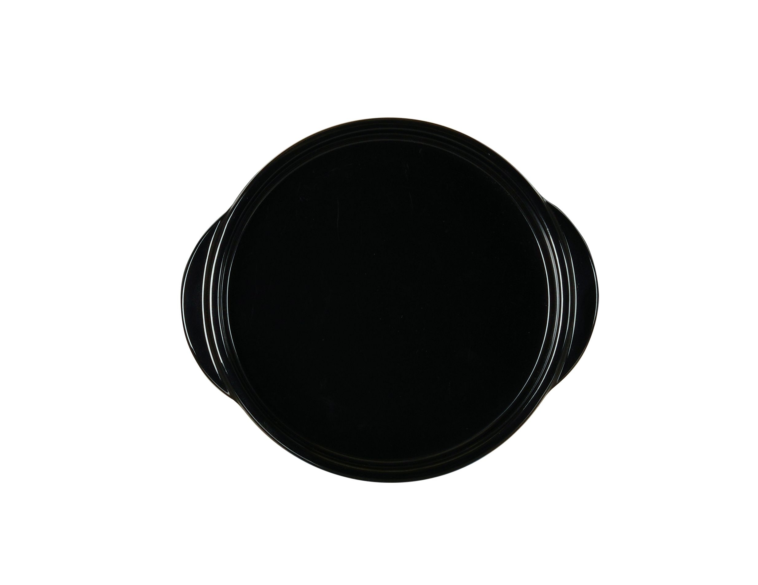 Cal Mil Melamine Round Black Cocotte, 7 inch Dia. x 1.375 inch Height