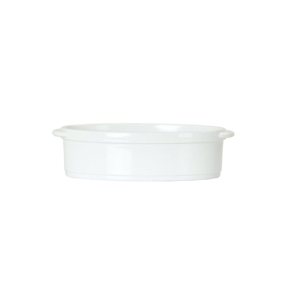 Cal-Mil Melamine Oval White Cocotte, 7.250 inch Width x 4 inch Depth x 1.75 inch Height
