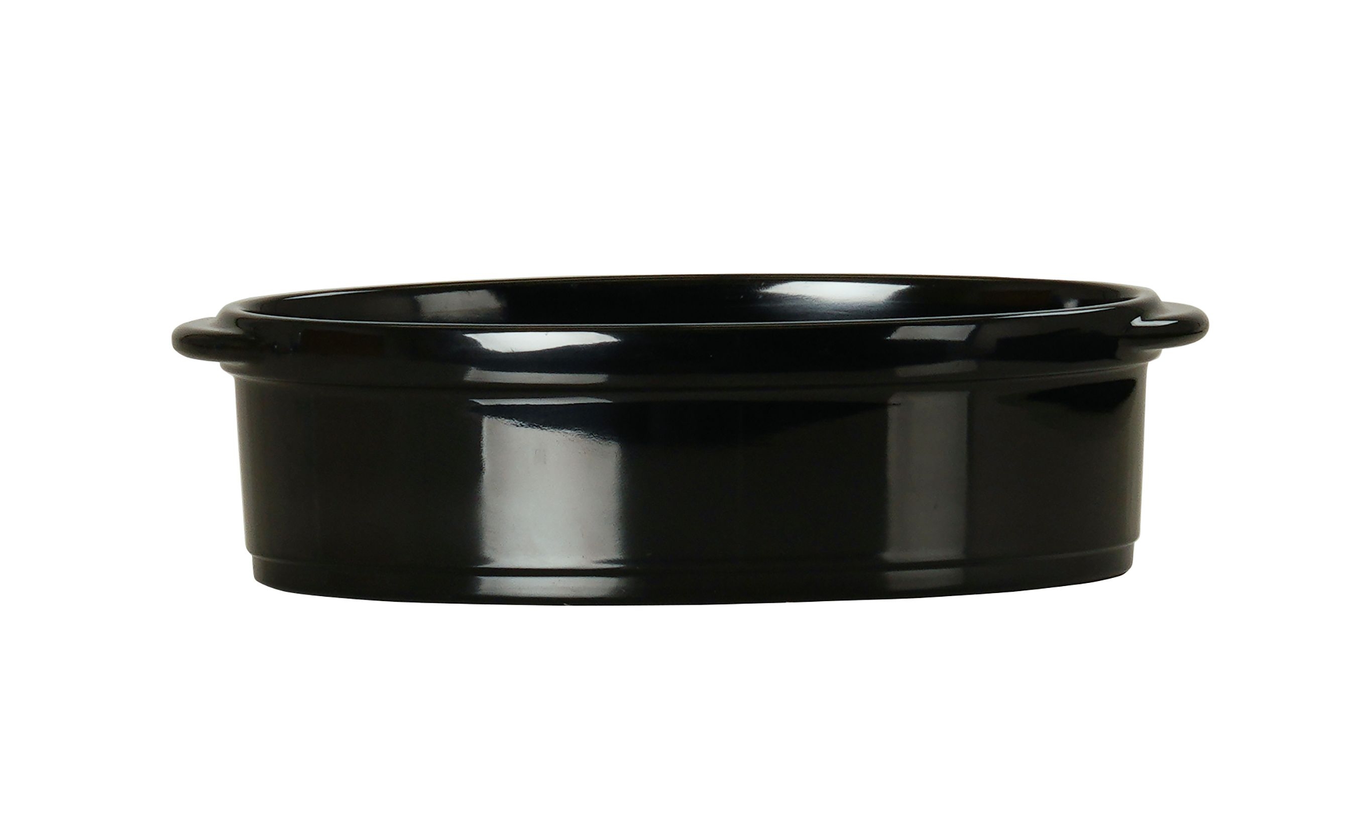 Cal Mil Melamine Oval Black Cocotte, 7.250 inch Width x 4 inch Depth x 1.75 inch Height