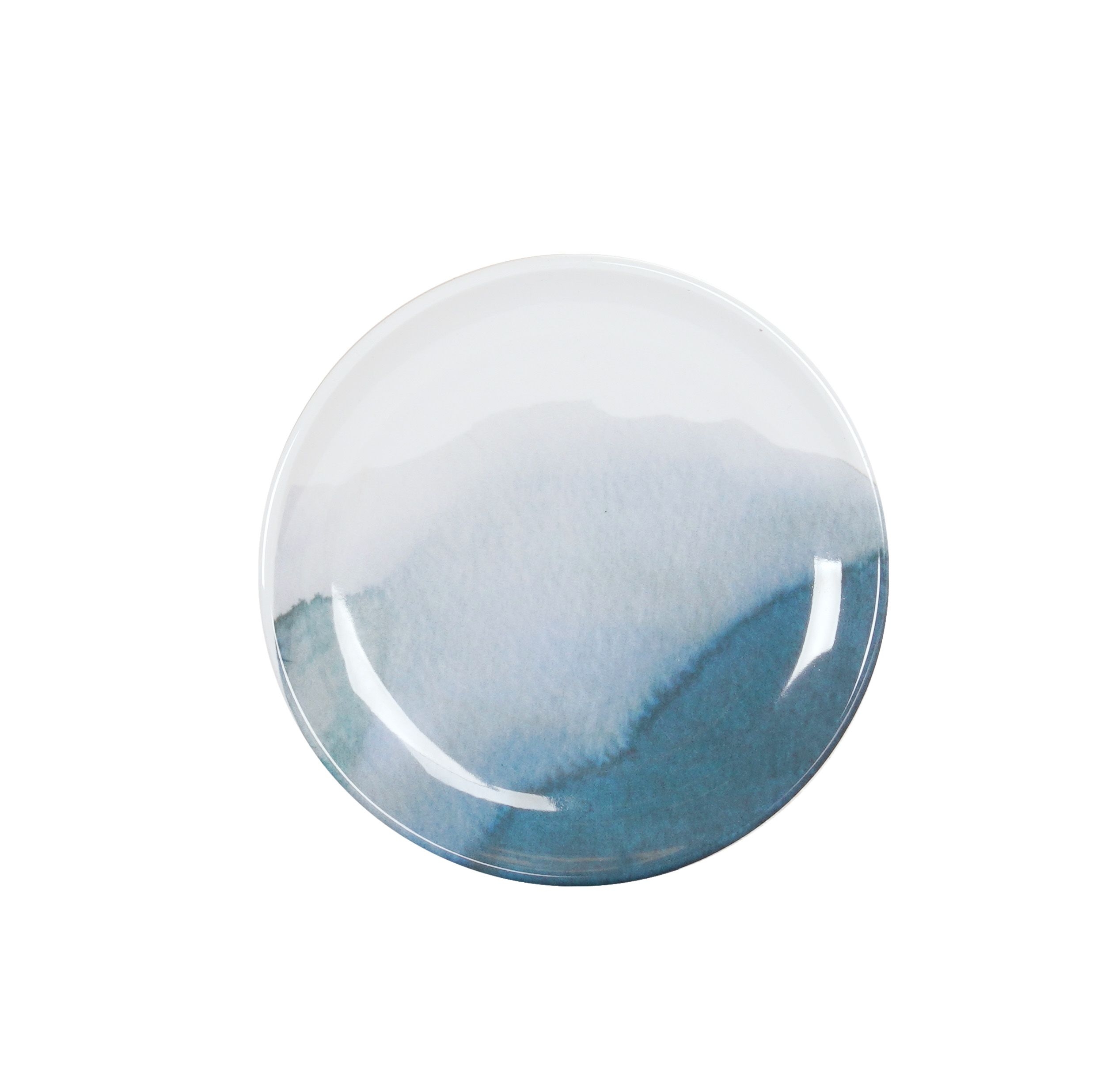 Cal Mil Pacifica Melamine Plate, 7 inch Dia. x 0.75 inch Height