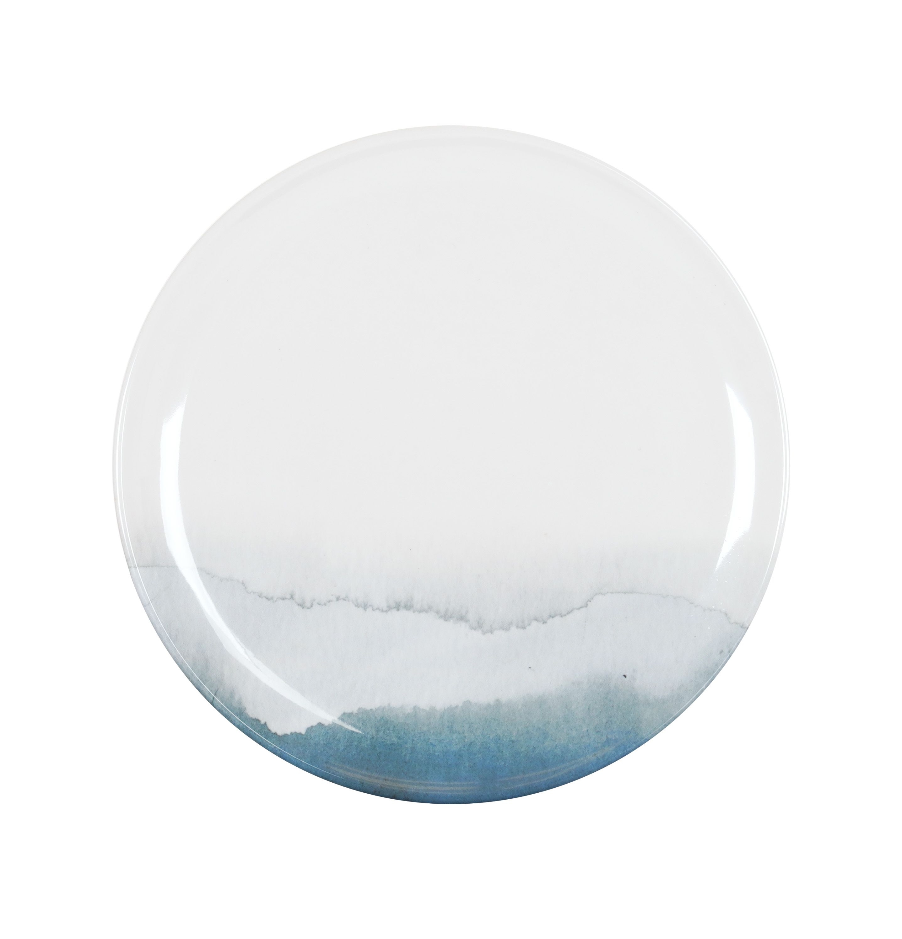 Cal Mil Pacifica Melamine Plate, 10.75 inch Dia. x 0.75 inch Height