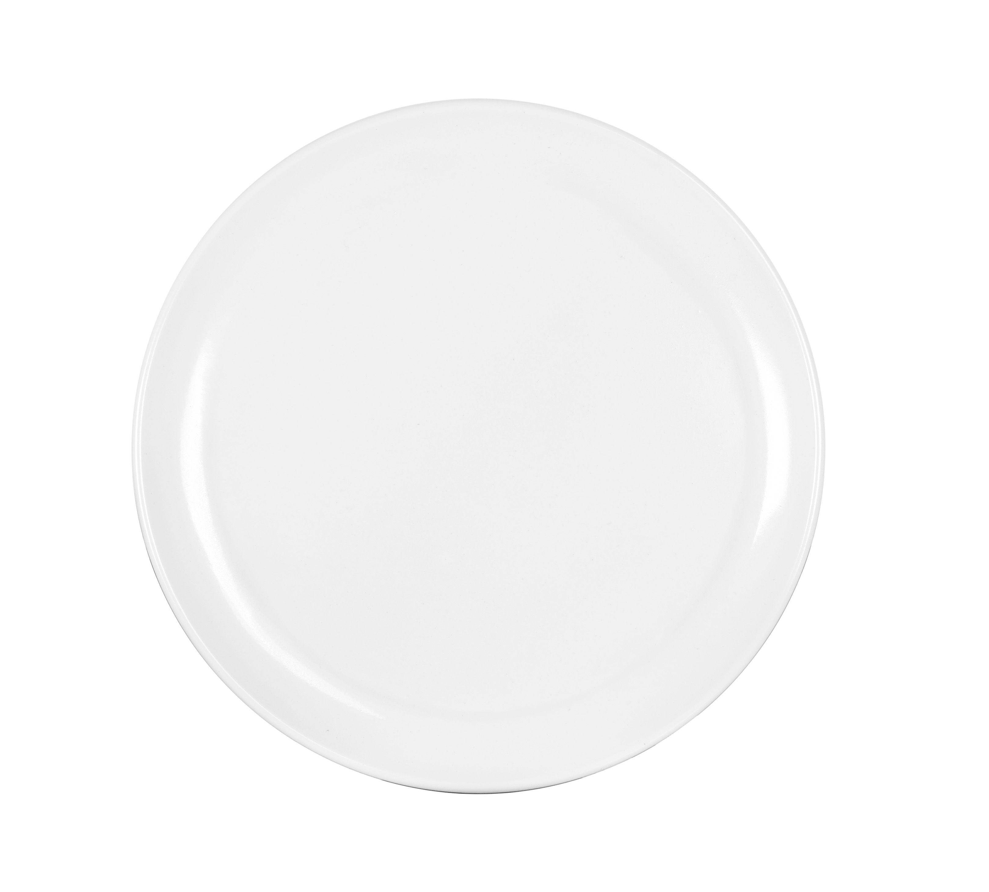 Cal Mil Blanca White Melamine Plate, 10.75 inch Dia. x 0.75 inch Height