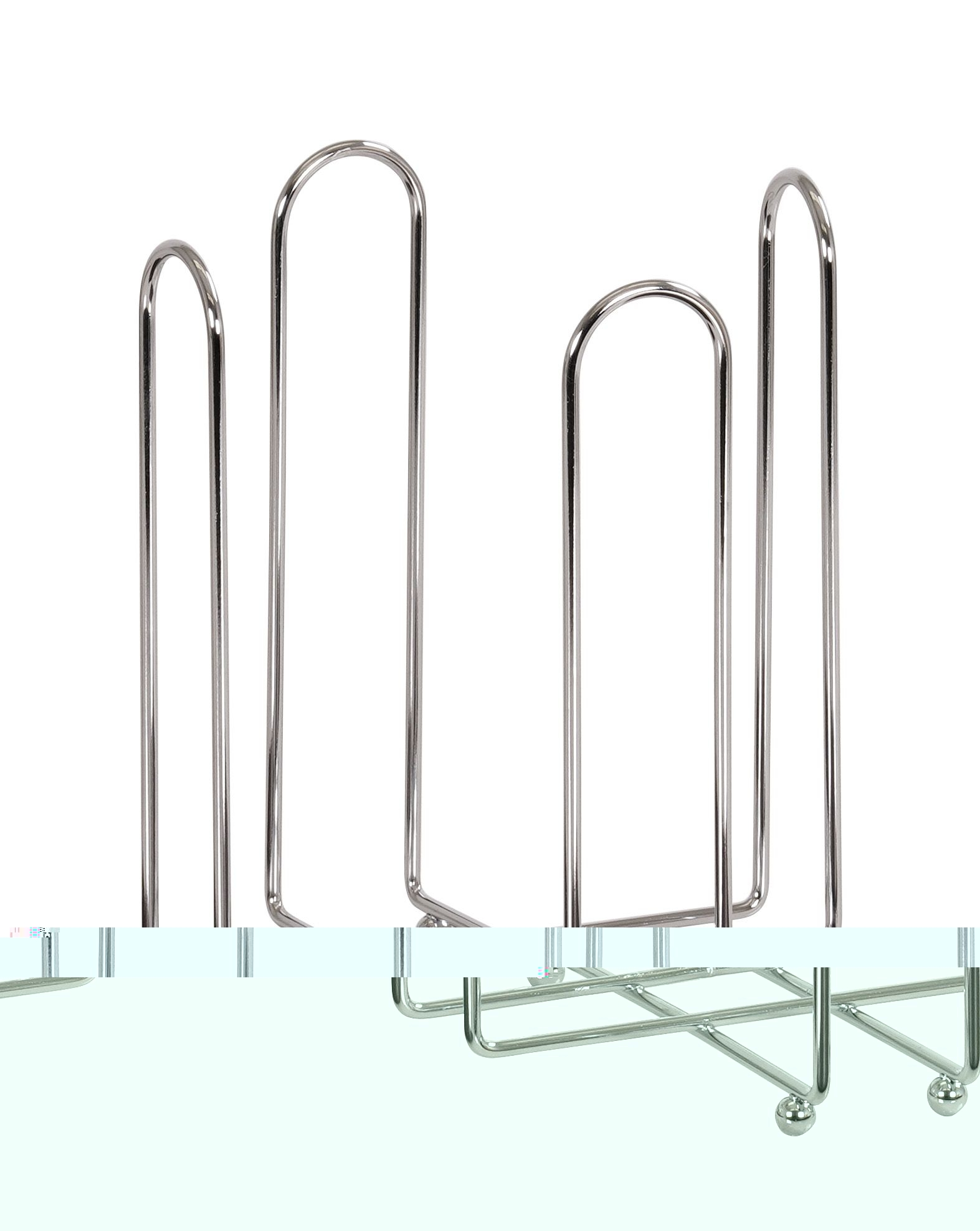 Cal Mil Chrome Bowl Holder, 6.5 inch Width x 6.5 inch Depth x 7.375 inch Height