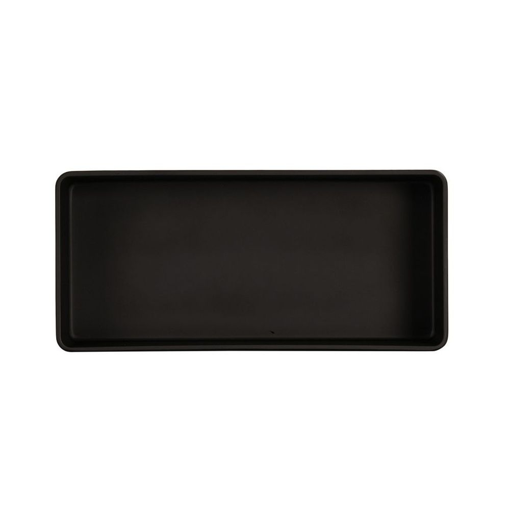 Cal-Mil Hudson Black Rectangle Melamine Bowl, 13 inch Width x 6 inch Depth x 3 inch Height -- 3 per case