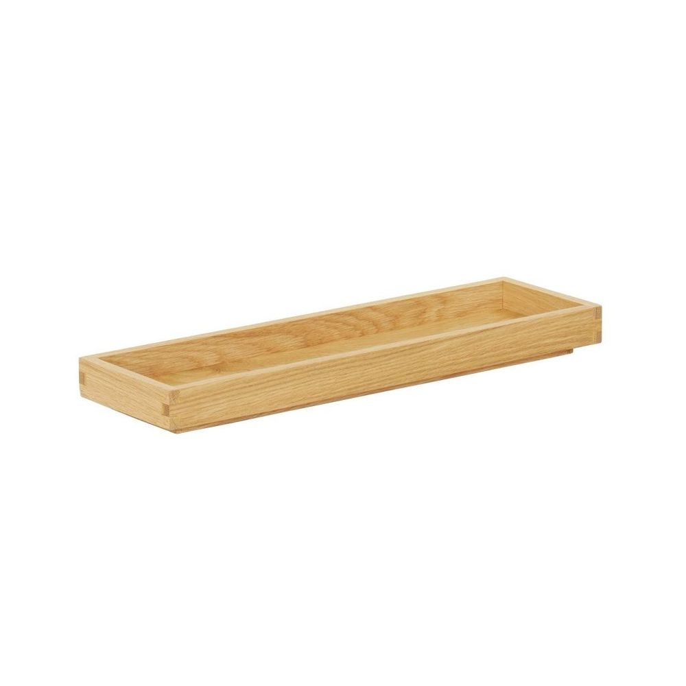 Cal-Mil Sydney Oak Tray, 20 inch Width x 6 inch Depth x 1.5 inch Height