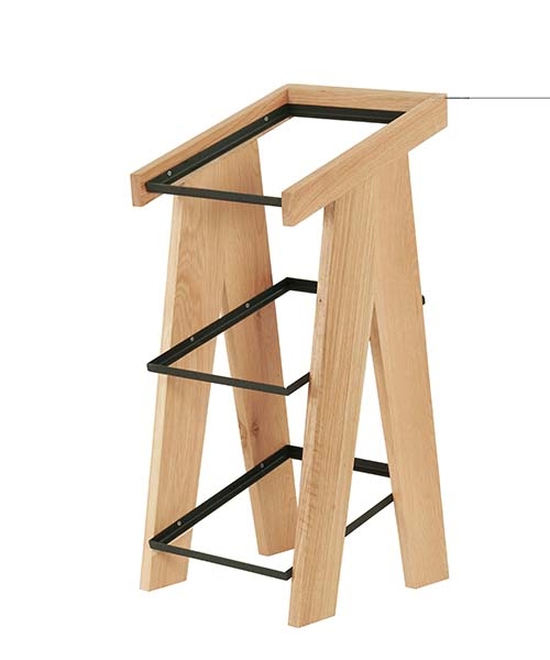 Cal Mil Sydney Oak 3 Tier Merchandiser, 12.5 inch Width x 13 inch Depth x 27.75 inch Height