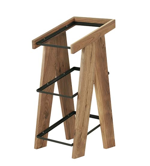 Cal Mil Sydney Walnut 3 Tier Merchandiser, 12.5 inch Width x 13 inch Depth x 27.75 inch Height