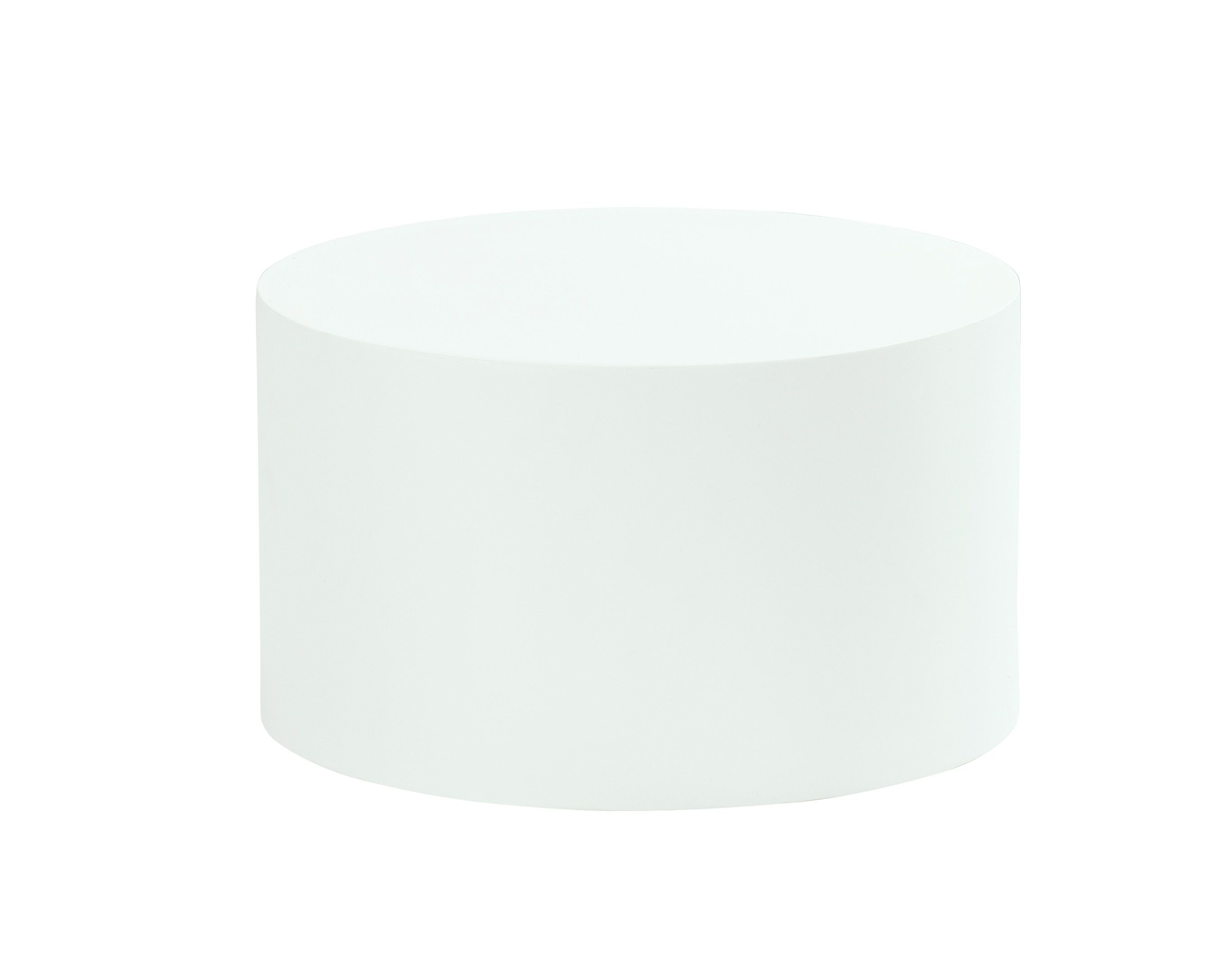 Cal Mil Juno Durable White Metal Riser, 12 inch Depth x 7 inch Height