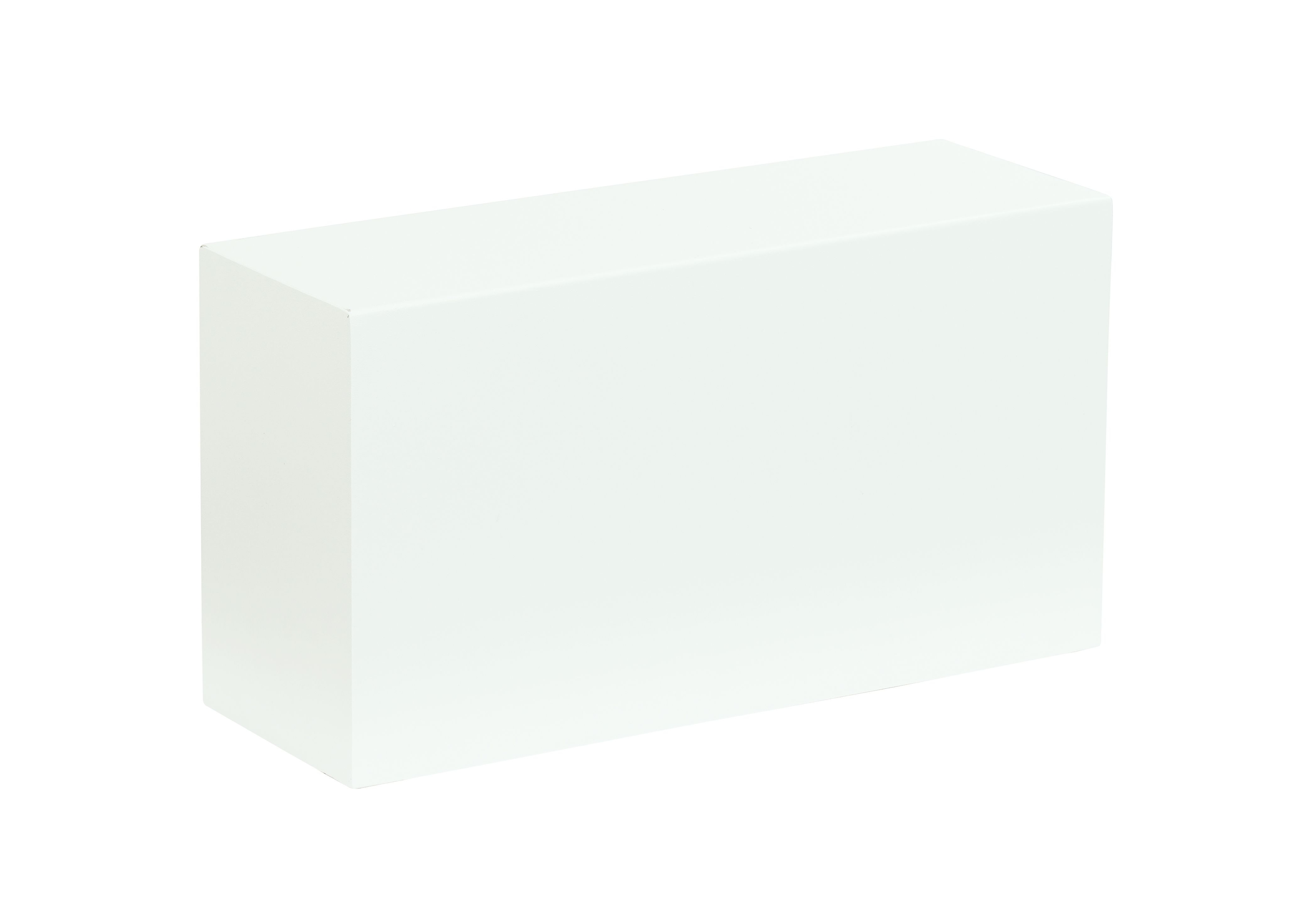 Cal Mil Juno Durable White Metal Rectangle Riser, 20.5 inch Width x 7 inch Depth x 11 inch Height