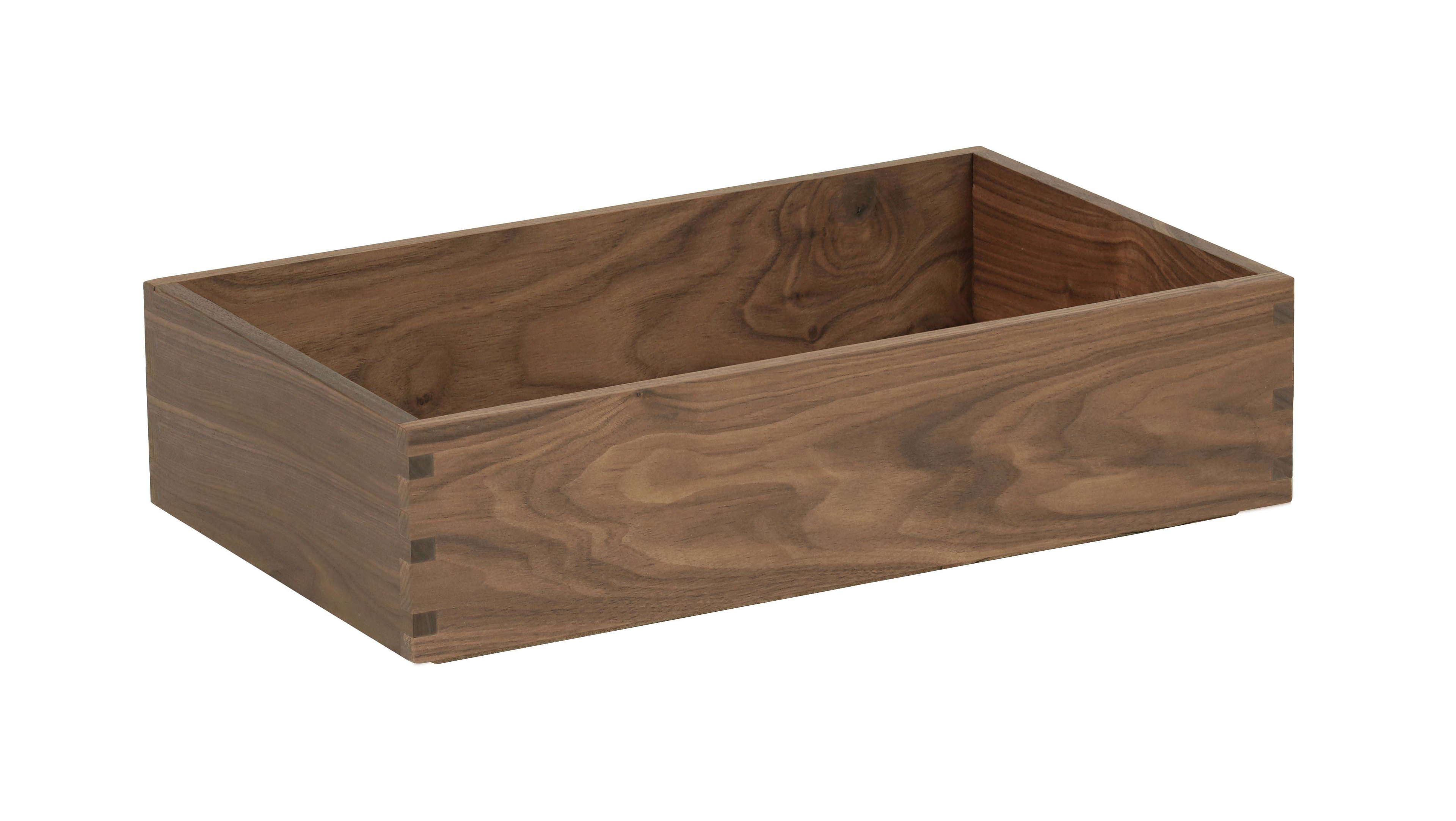 Cal Mil Sydney Walnut Tray, 12 inch Width x 20 inch Depth x 6 inch Height
