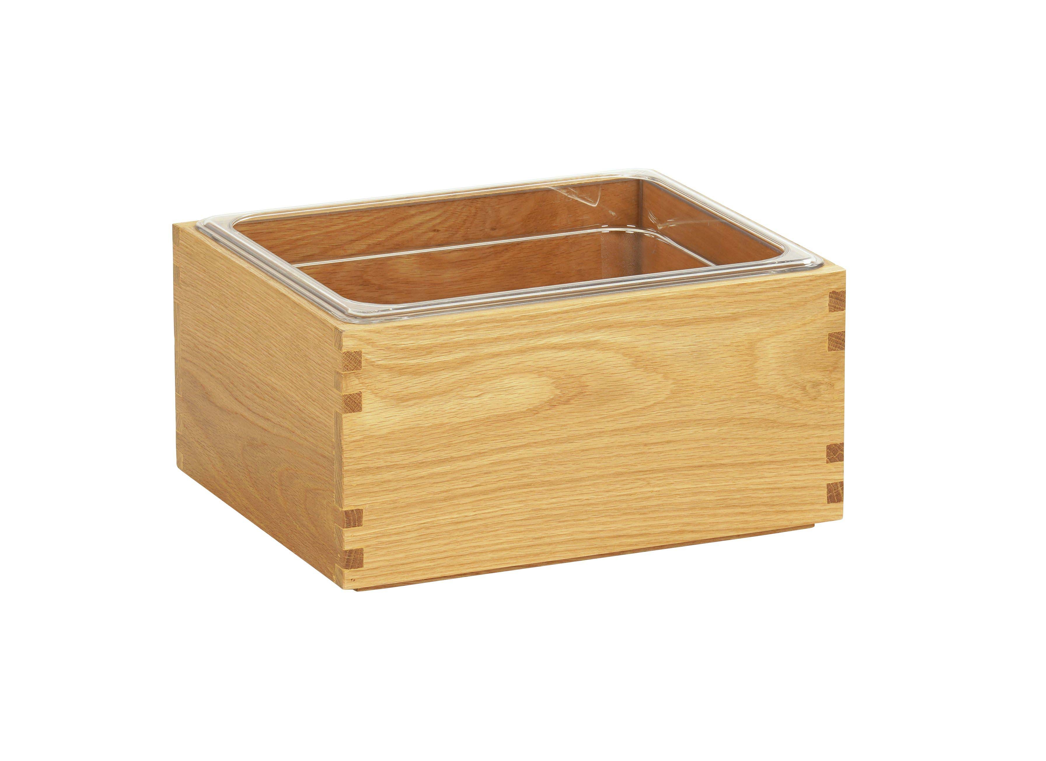 Cal Mil Sydney Oak Ice Housing, 13.25 inch Width x 11 inch Depth x 7.25 inch Height