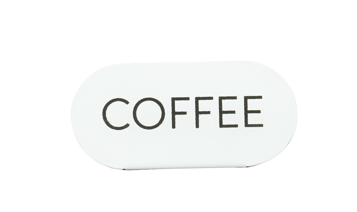 Cal Mil Juno Oval Coffee Tent, 4.5 inch Width x 2 inch Height -- 6 per case