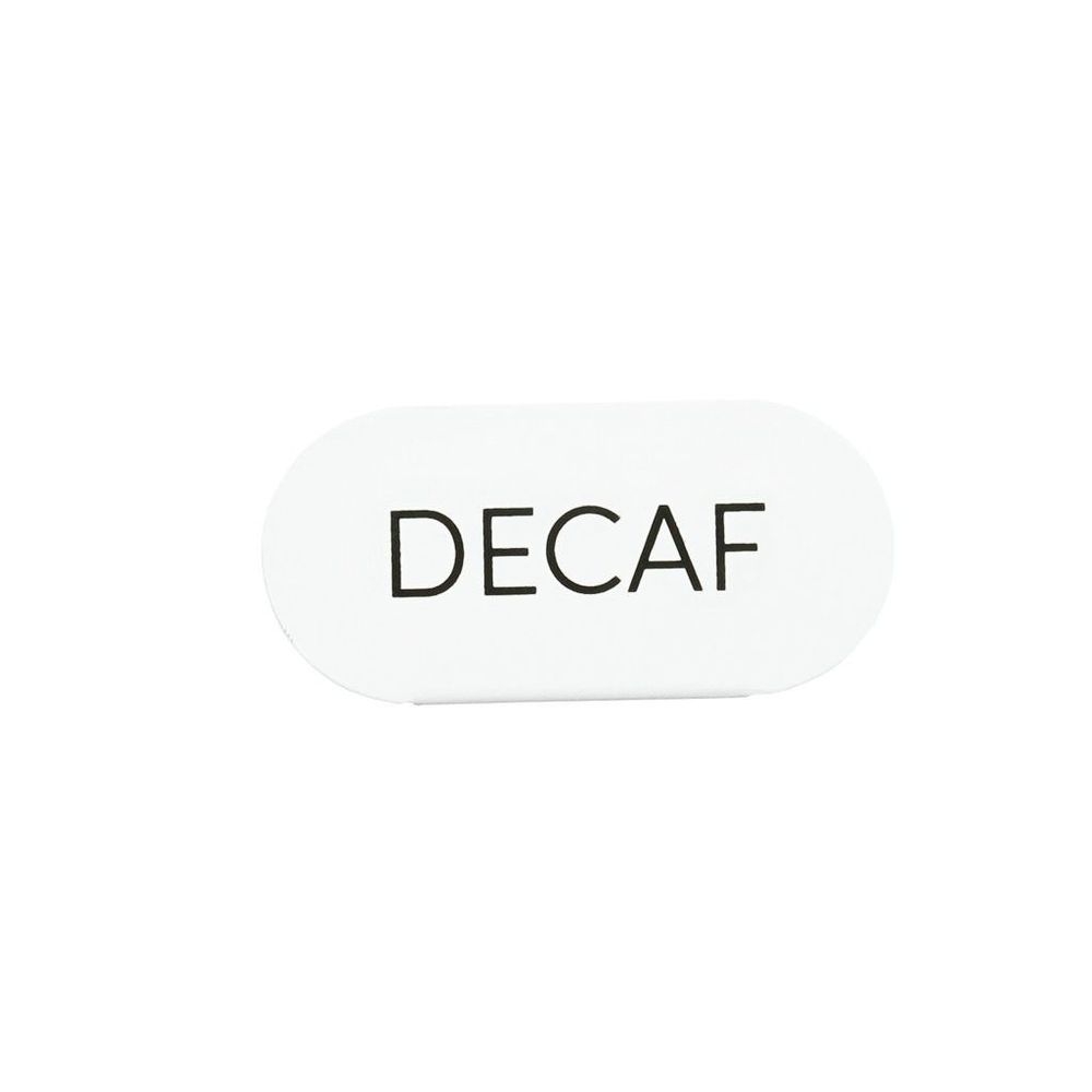 Cal-Mil Juno Oval Decaf Tent, 4.5 inch Width x 2 inch Height