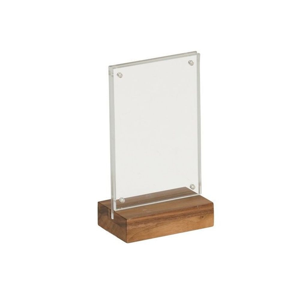 Cal-Mil Sydney Walnut Card Holder, 4 inch Width x 2.5 inch Depth x 6.5 inch Height